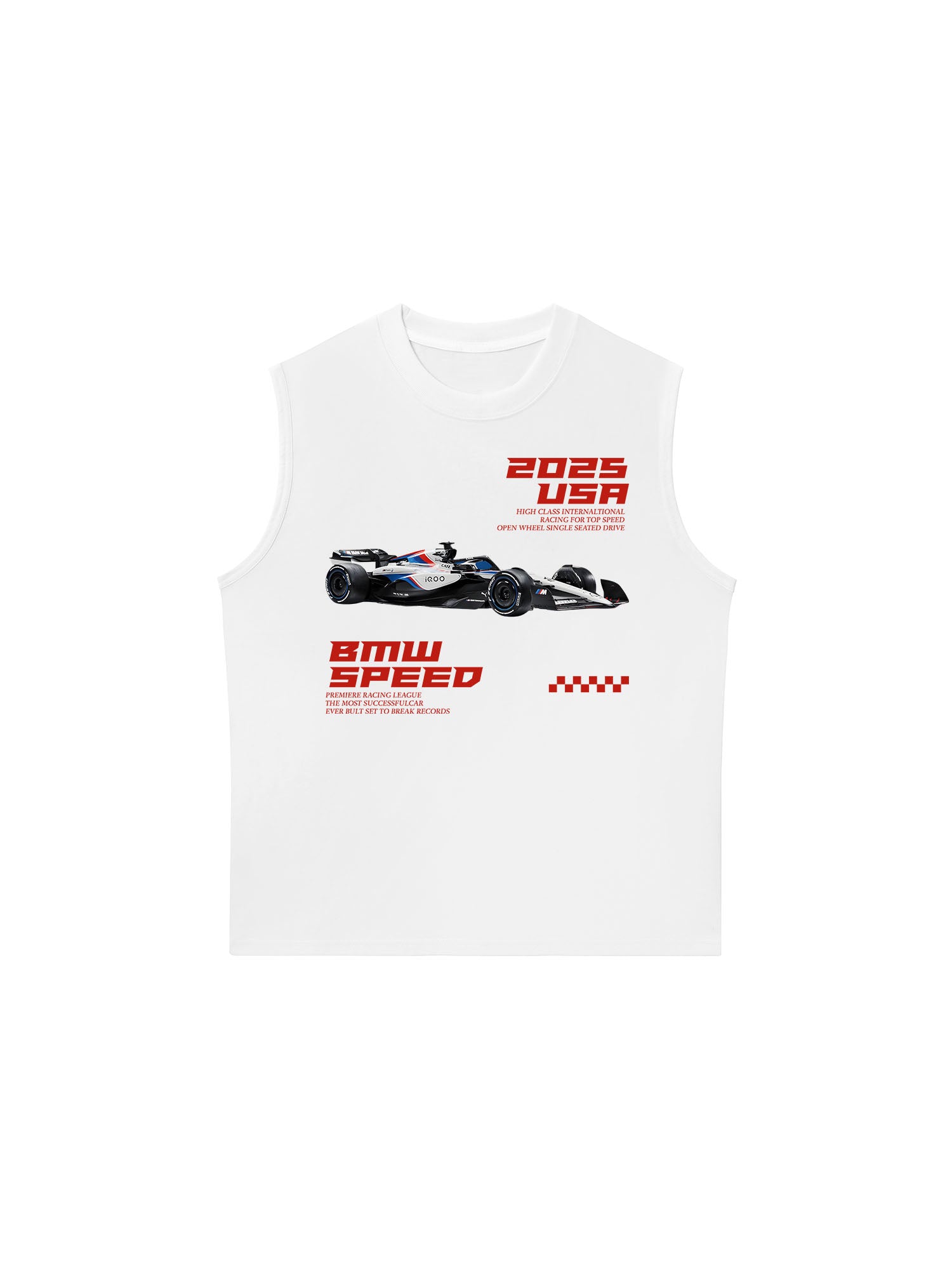 Áo Ba Lỗ Relaxed Fit BMW USA Speed