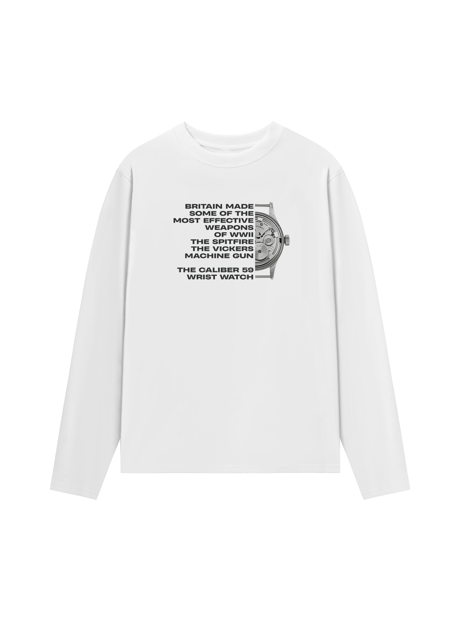 Áo Thun Dài Tay Watch The Caliber 59