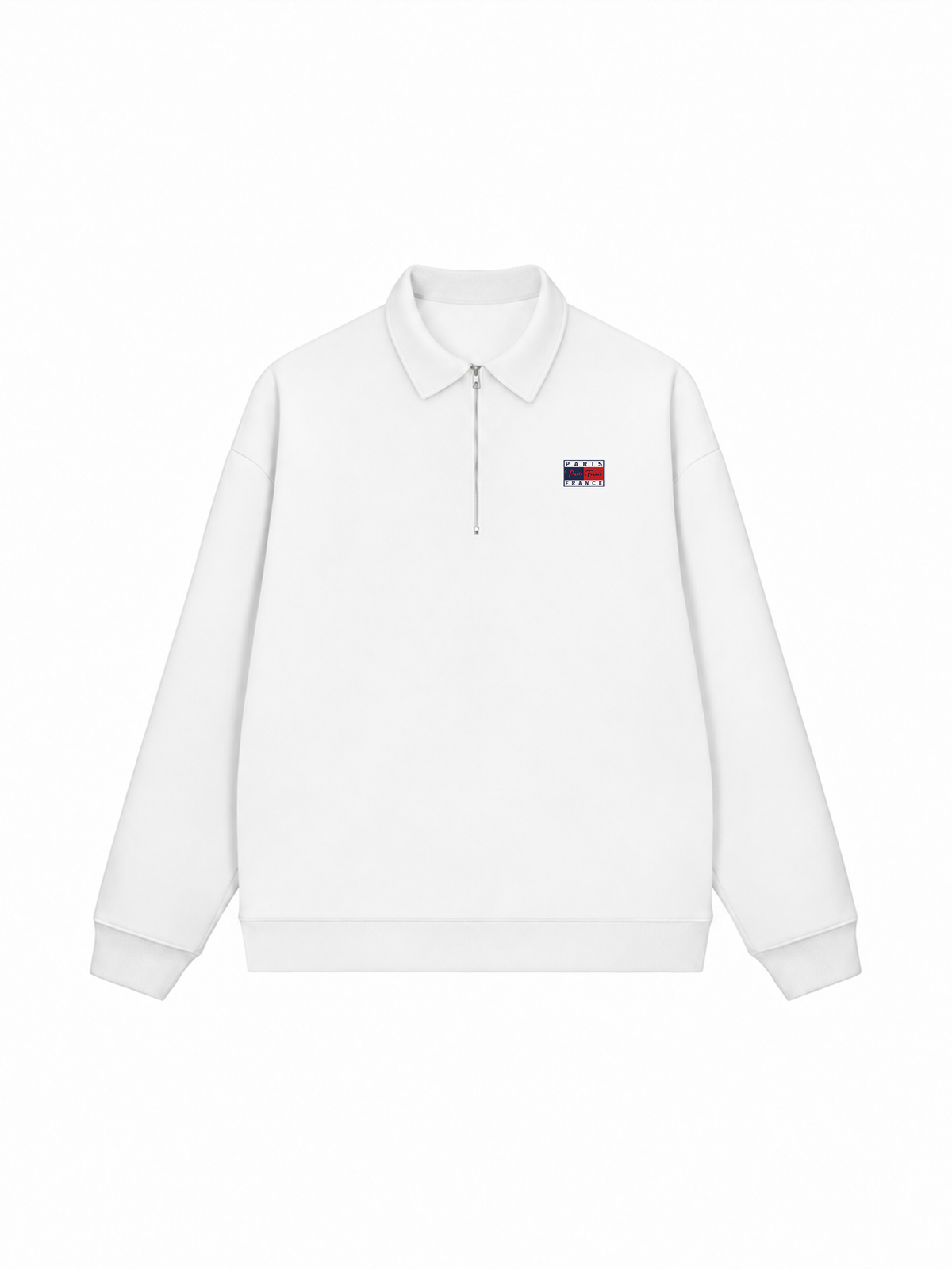 Áo Sweater Polo Nỉ Hai Da Basic Paris France