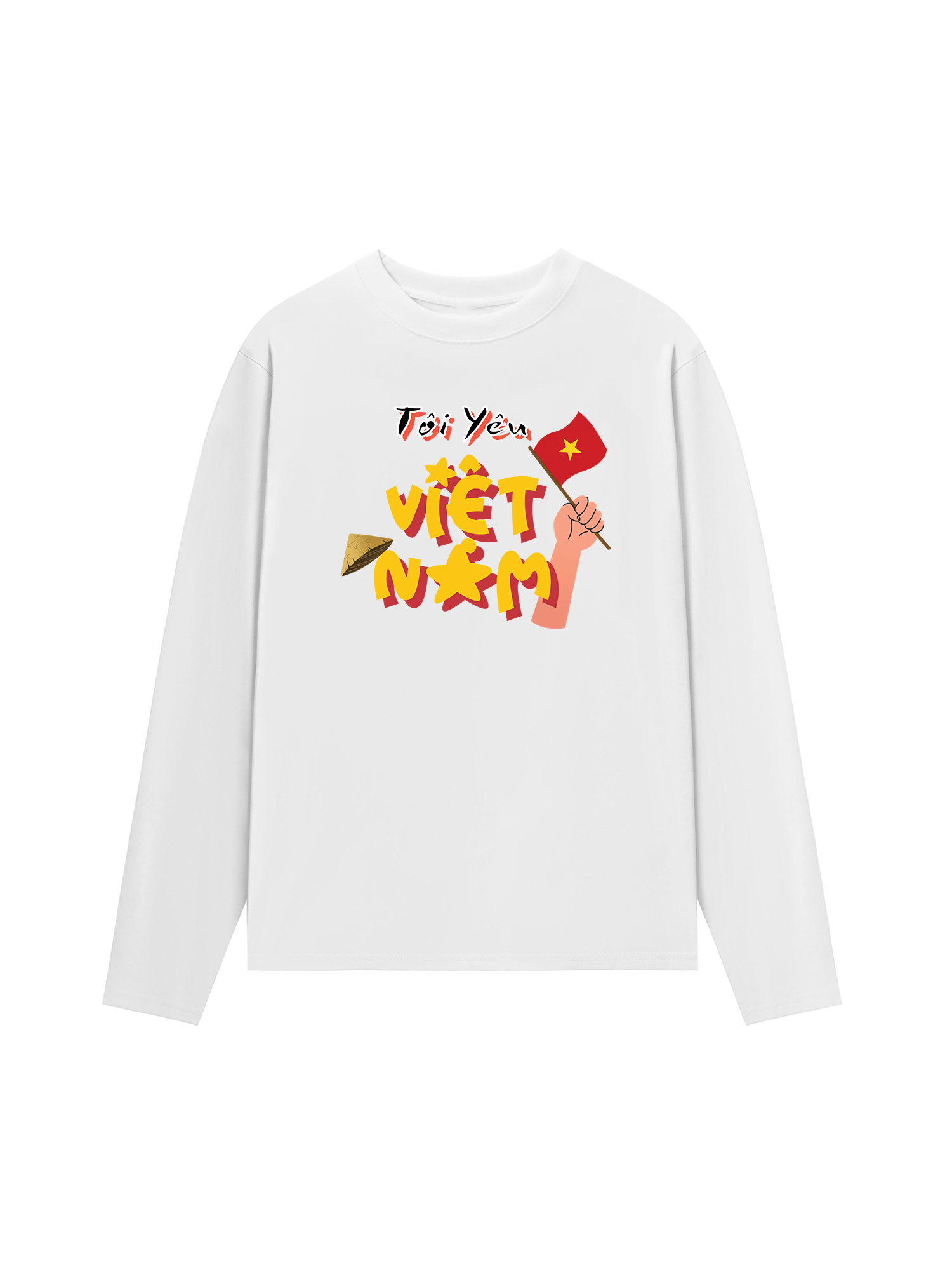 Áo Thun Dài Tay Tôi Yêu Việt Nam
