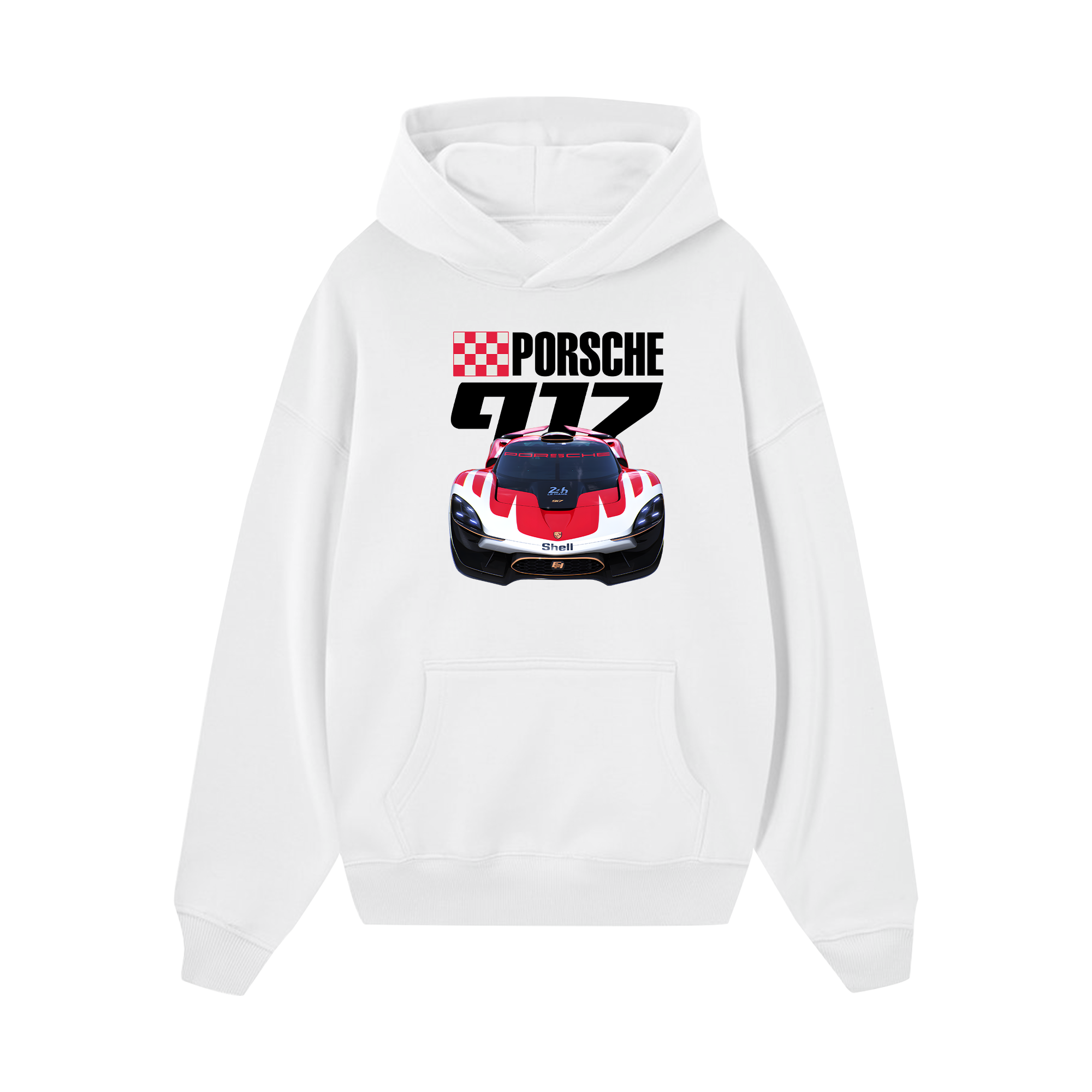 Porsche Red Racing Hoodie 917