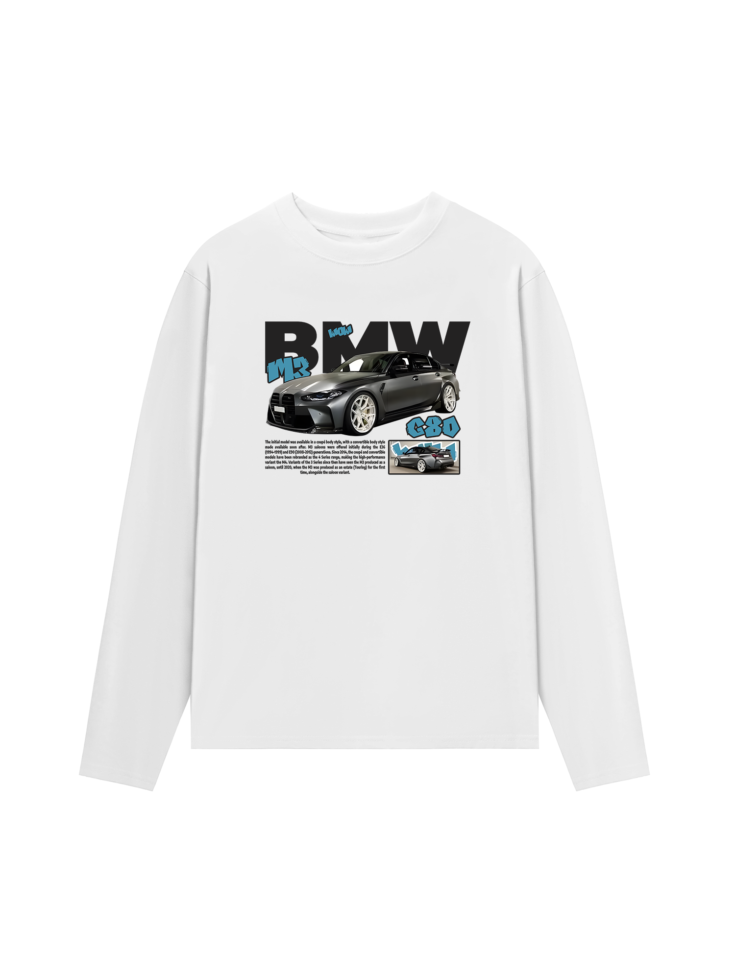 Áo Thun Dài Tay BMW M3 G80 Gravity