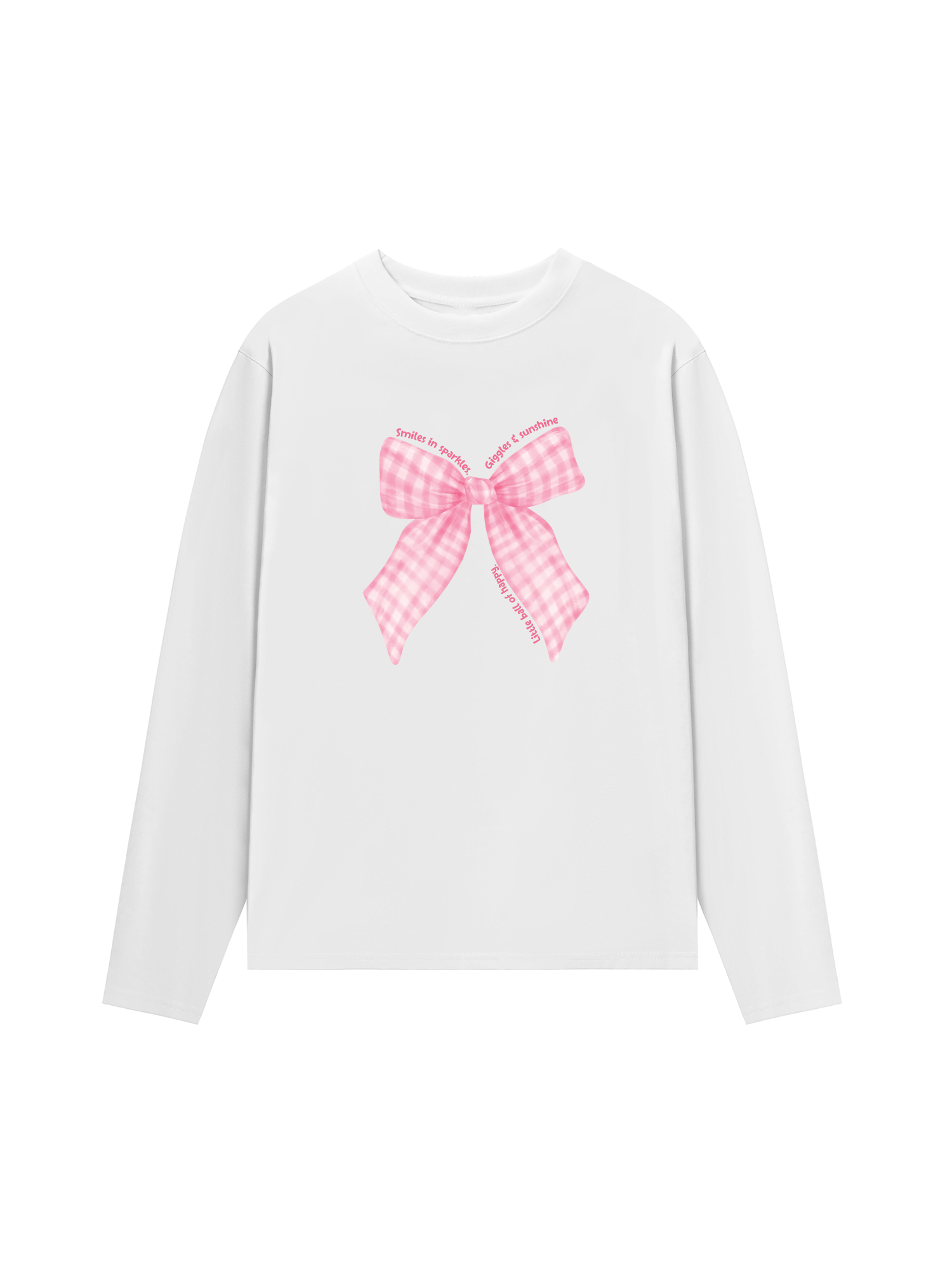 Áo Thun Dài Tay Pink Ribbon