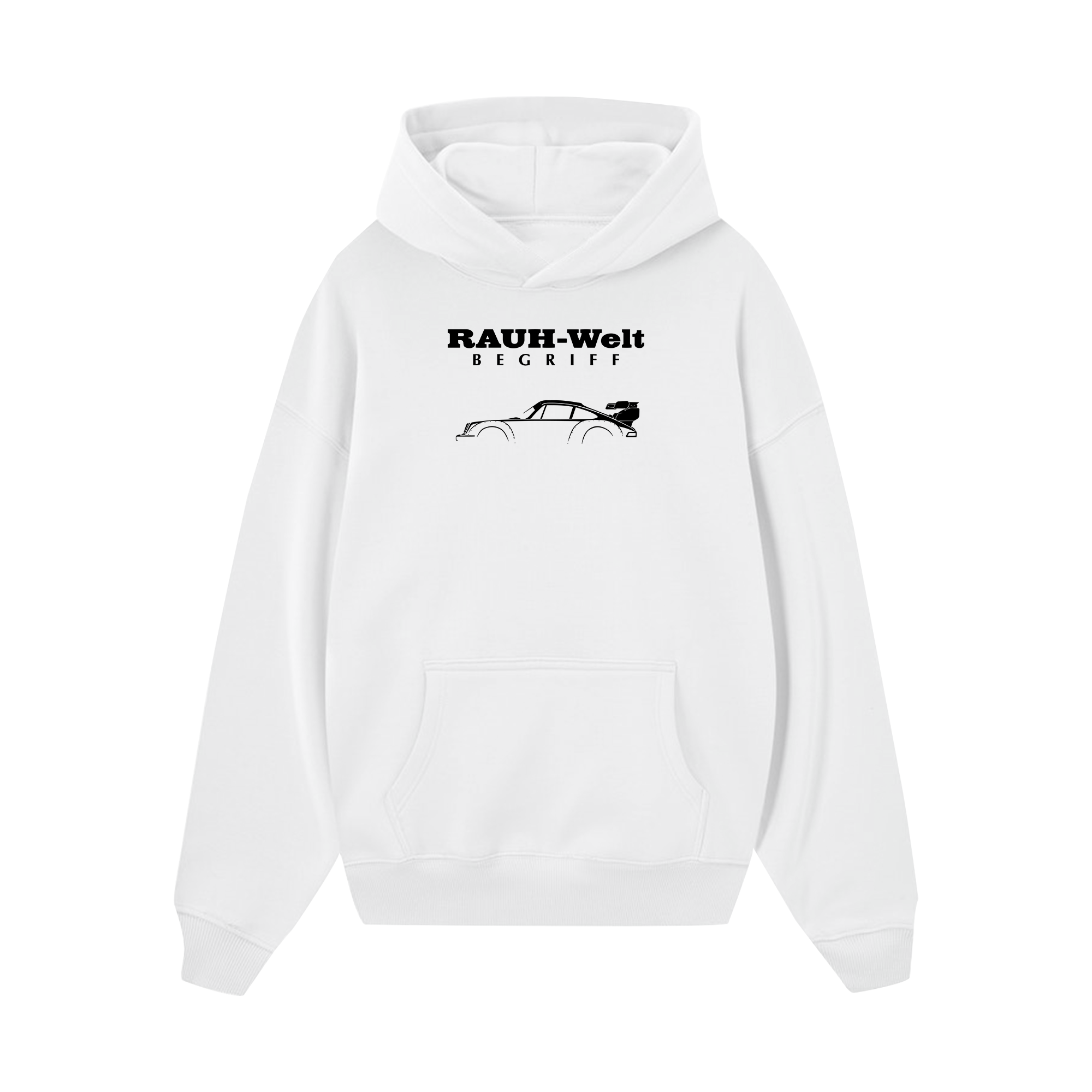 Porsche Rauh Welt Begriff Hoodie