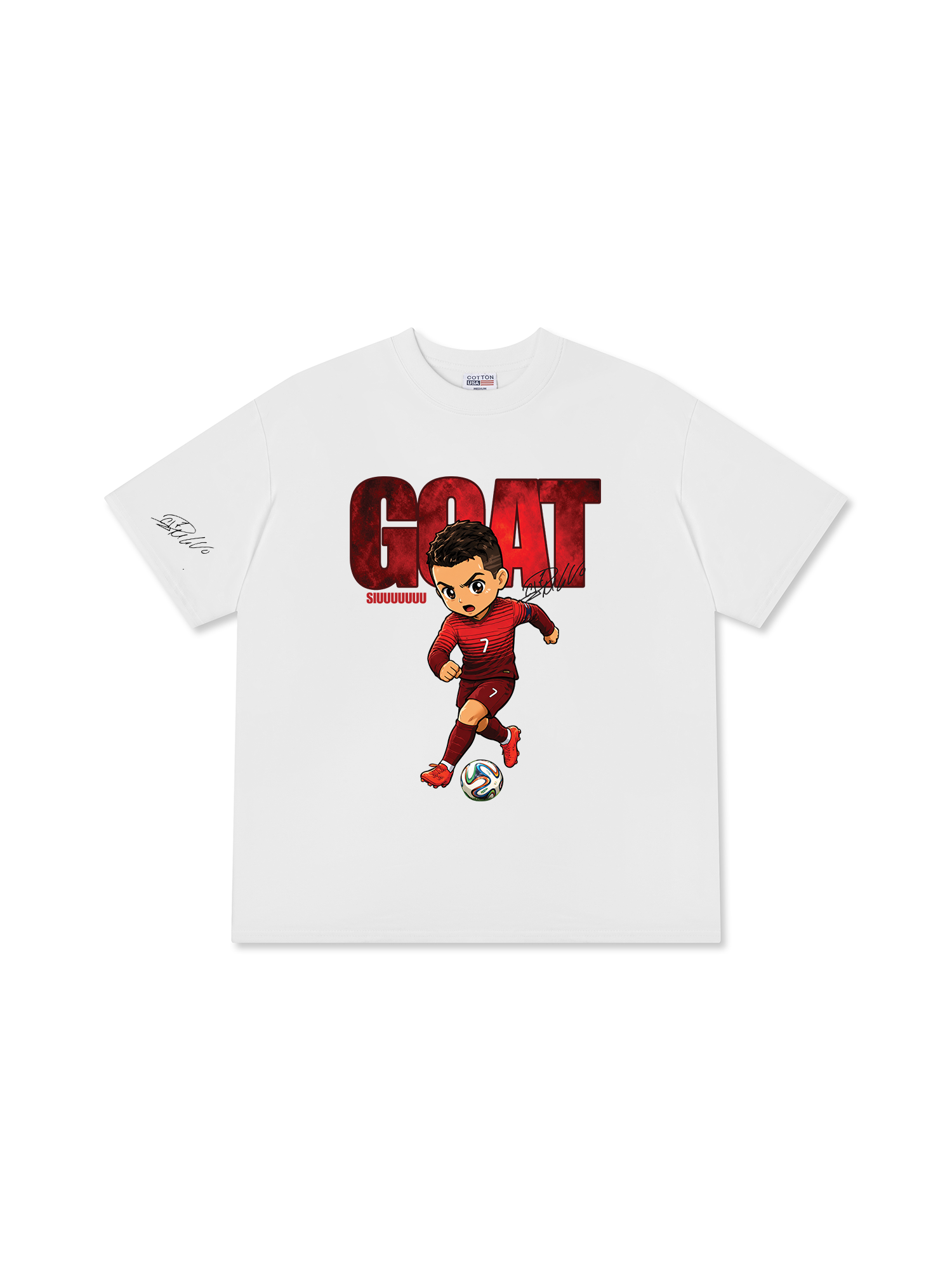 Áo Thun Relaxed Fit  Goat  SIUUUUU
