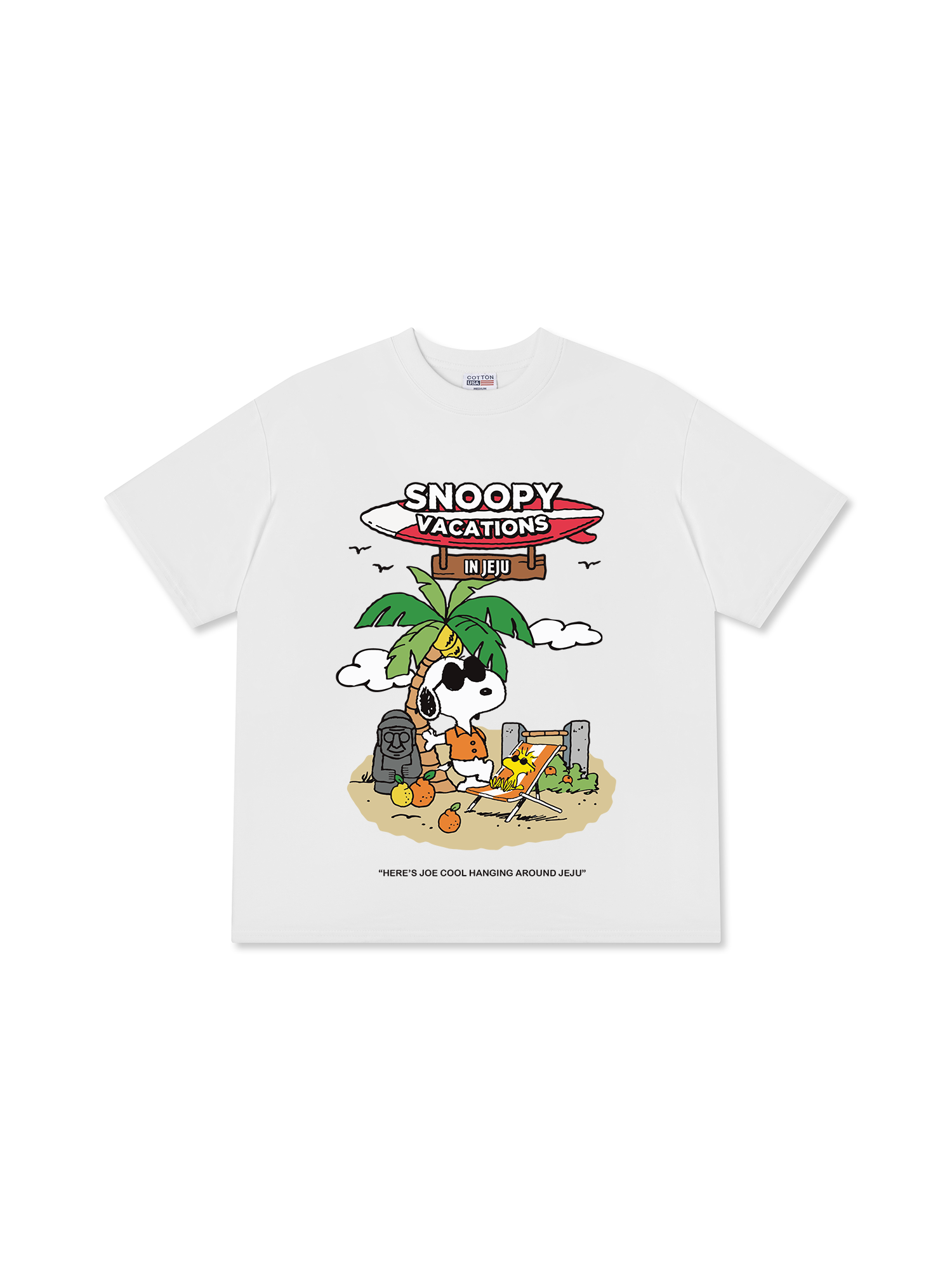 Áo Thun Relaxed Fit Tropical Summer Vacations Cute Dog