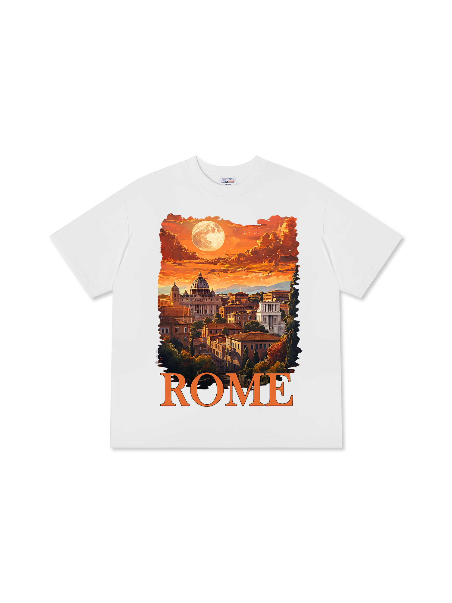Áo Thun Relaxed Fit City Rome