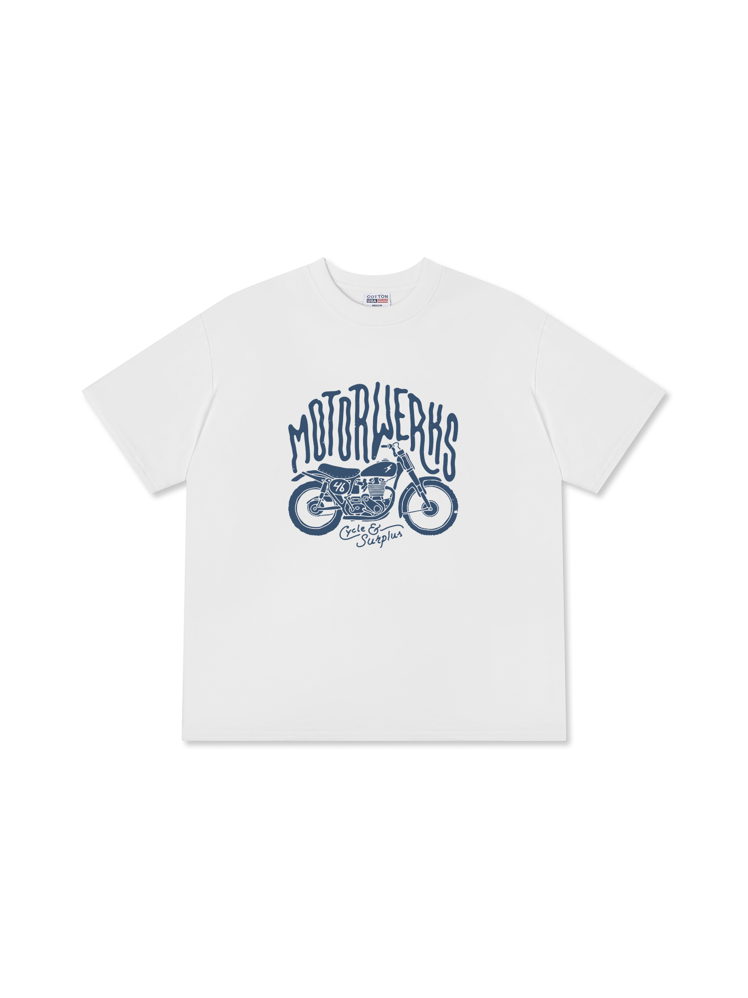 Áo Thun Relaxed Fit Motorbike Retro Ride