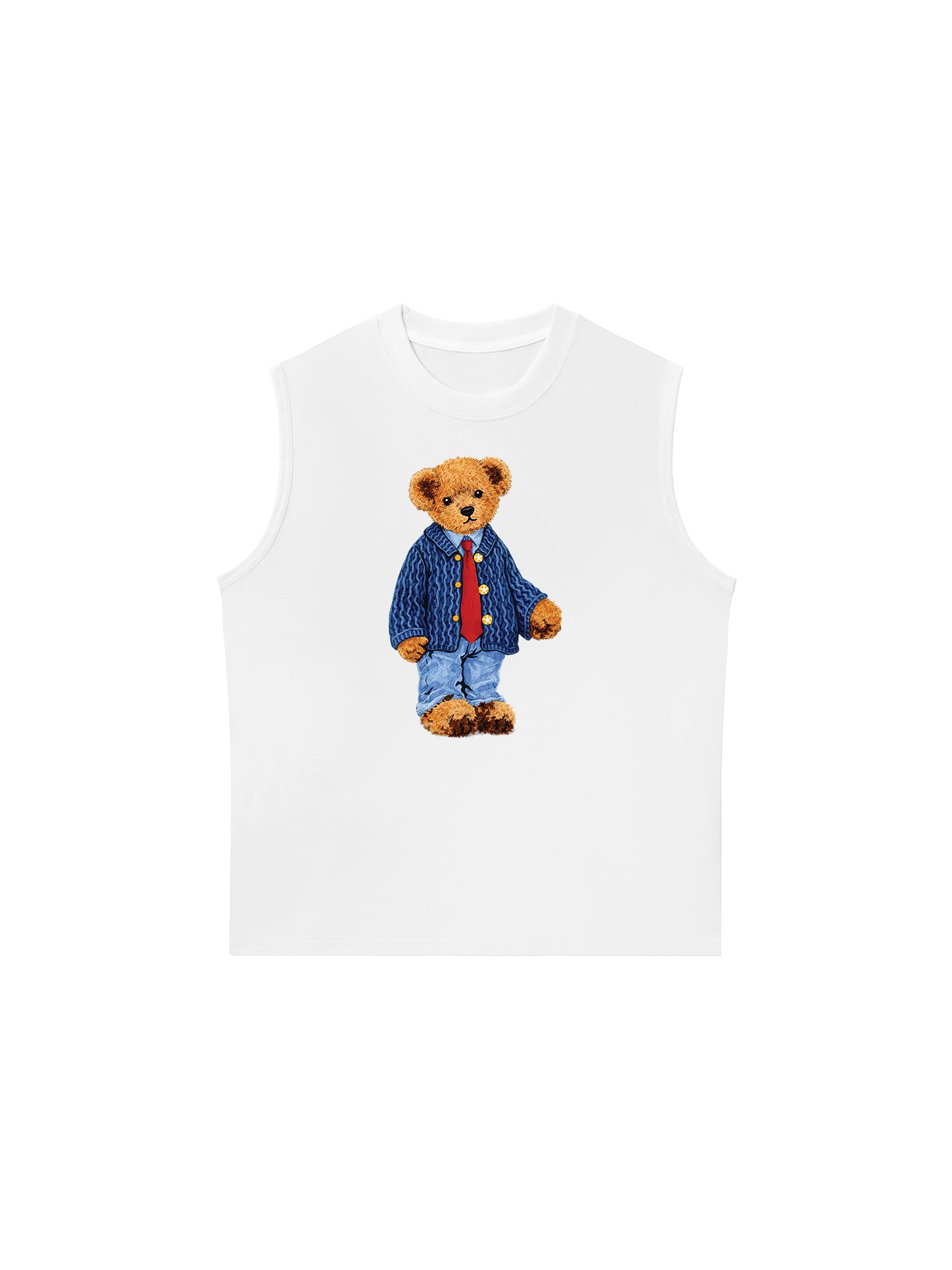 Áo Ba Lỗ Relaxed Fit Soft Boy Bear