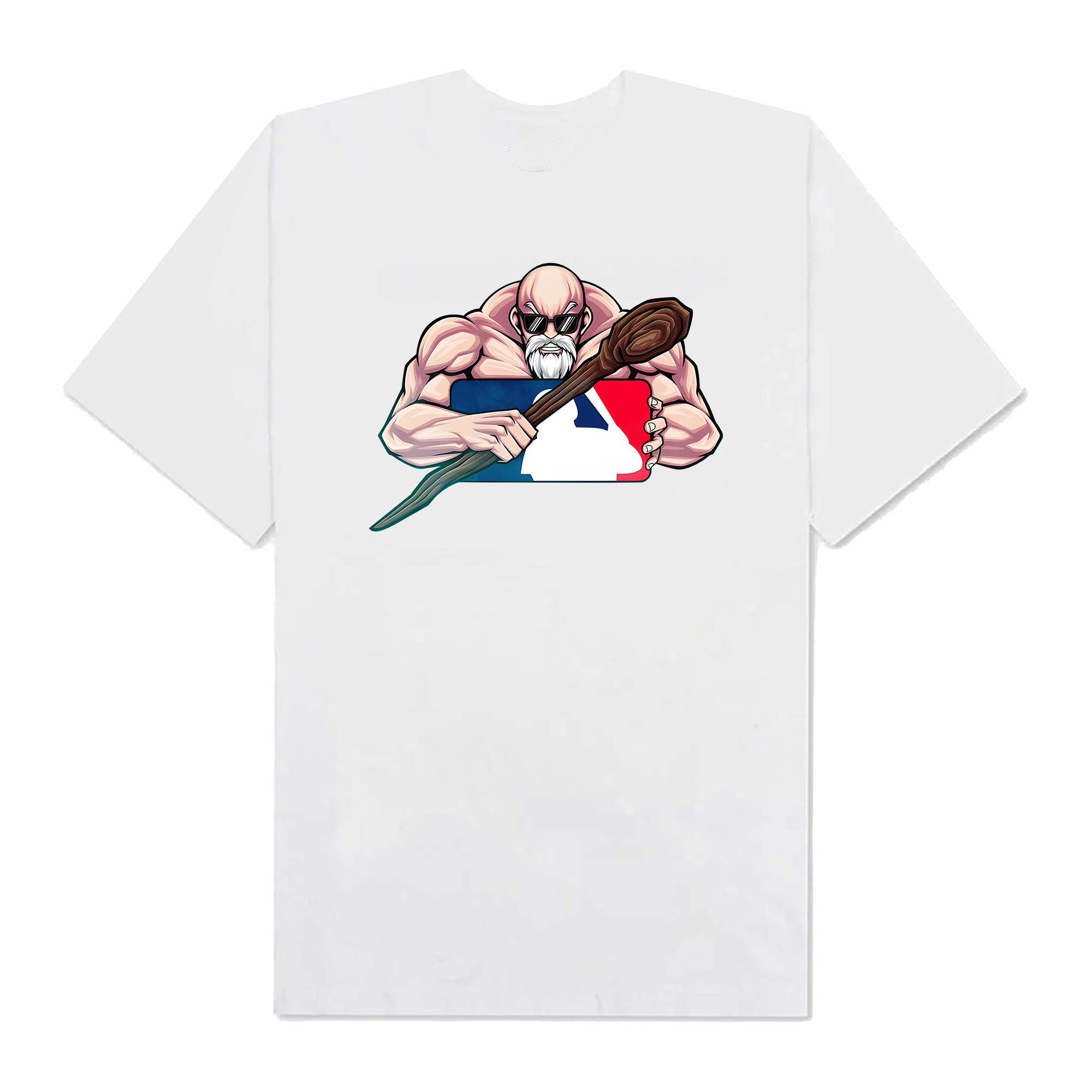 MLB Anime Dragon Ball Master Roshi MLB Logo T-Shirt