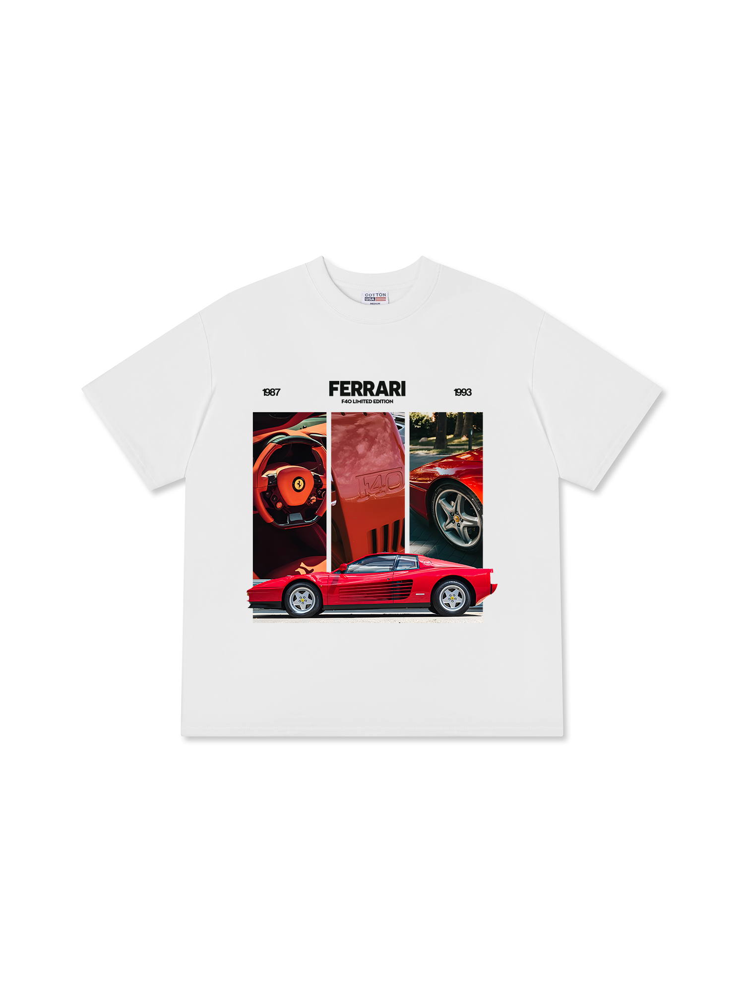 Áo Thun Relaxed Fit Ferrari F40 Limited Edition