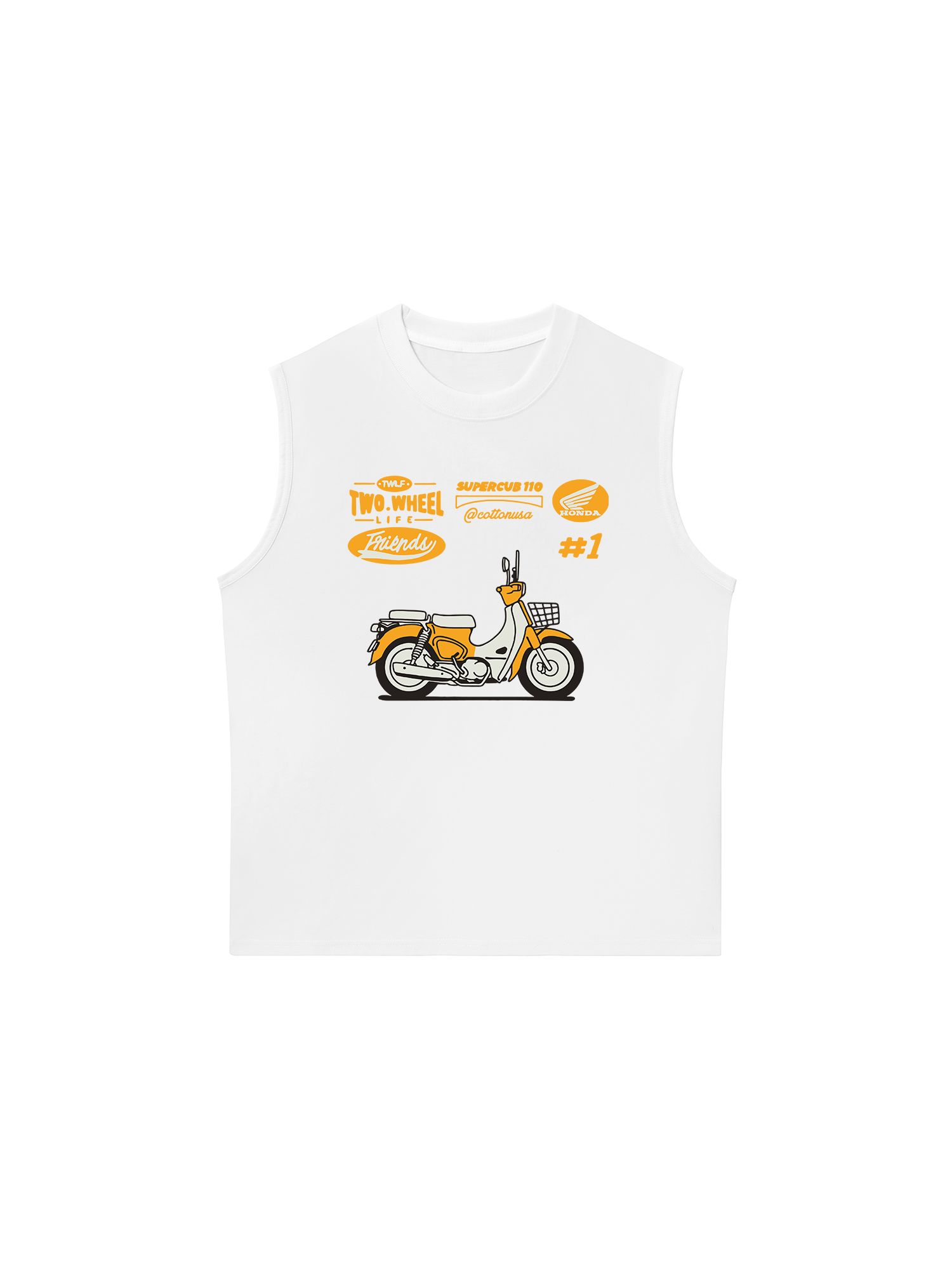 Áo Ba Lỗ Relaxed Fit Super Cub 110