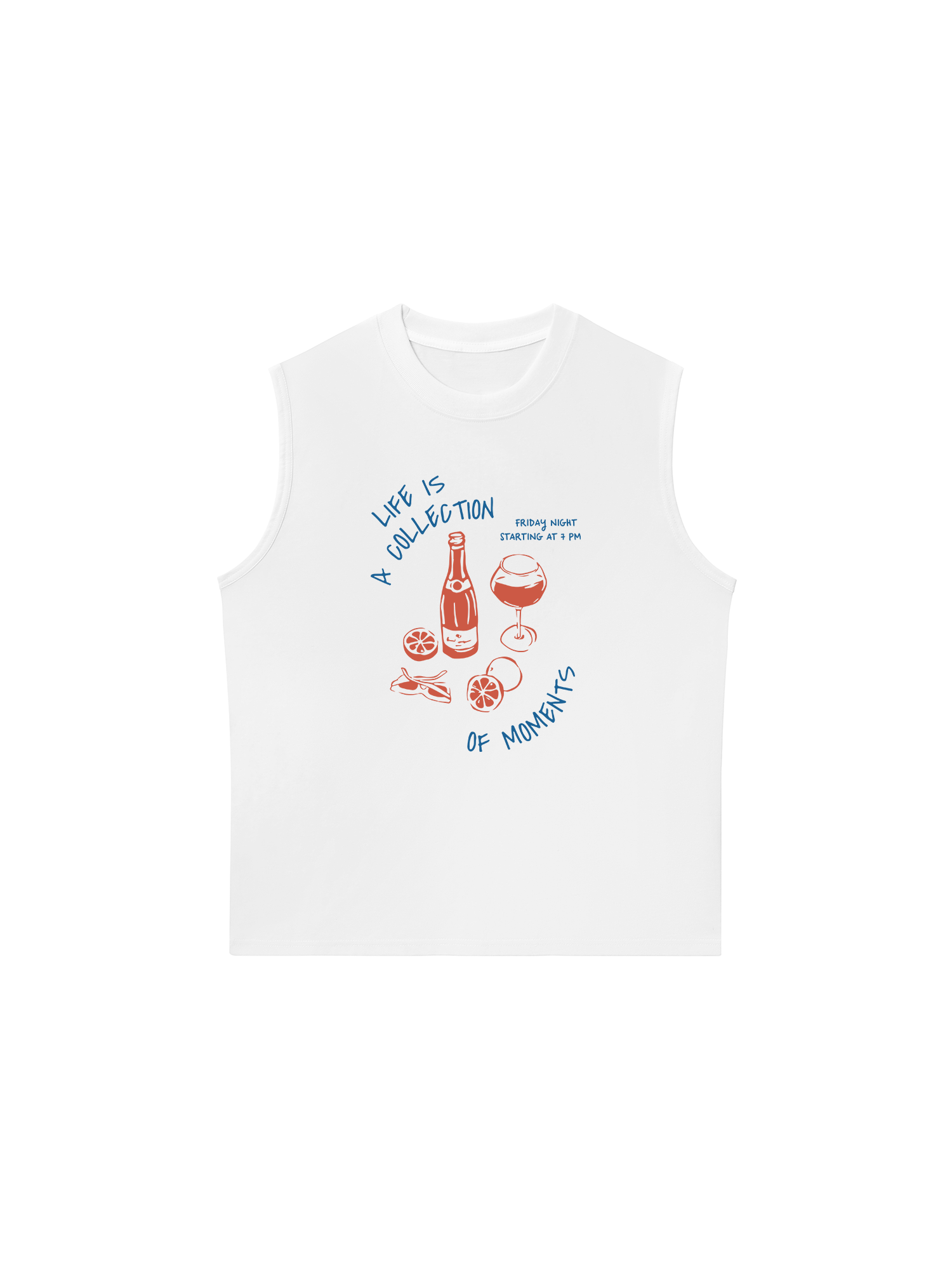 Áo Ba Lỗ Relaxed Fit Life Is A Collection