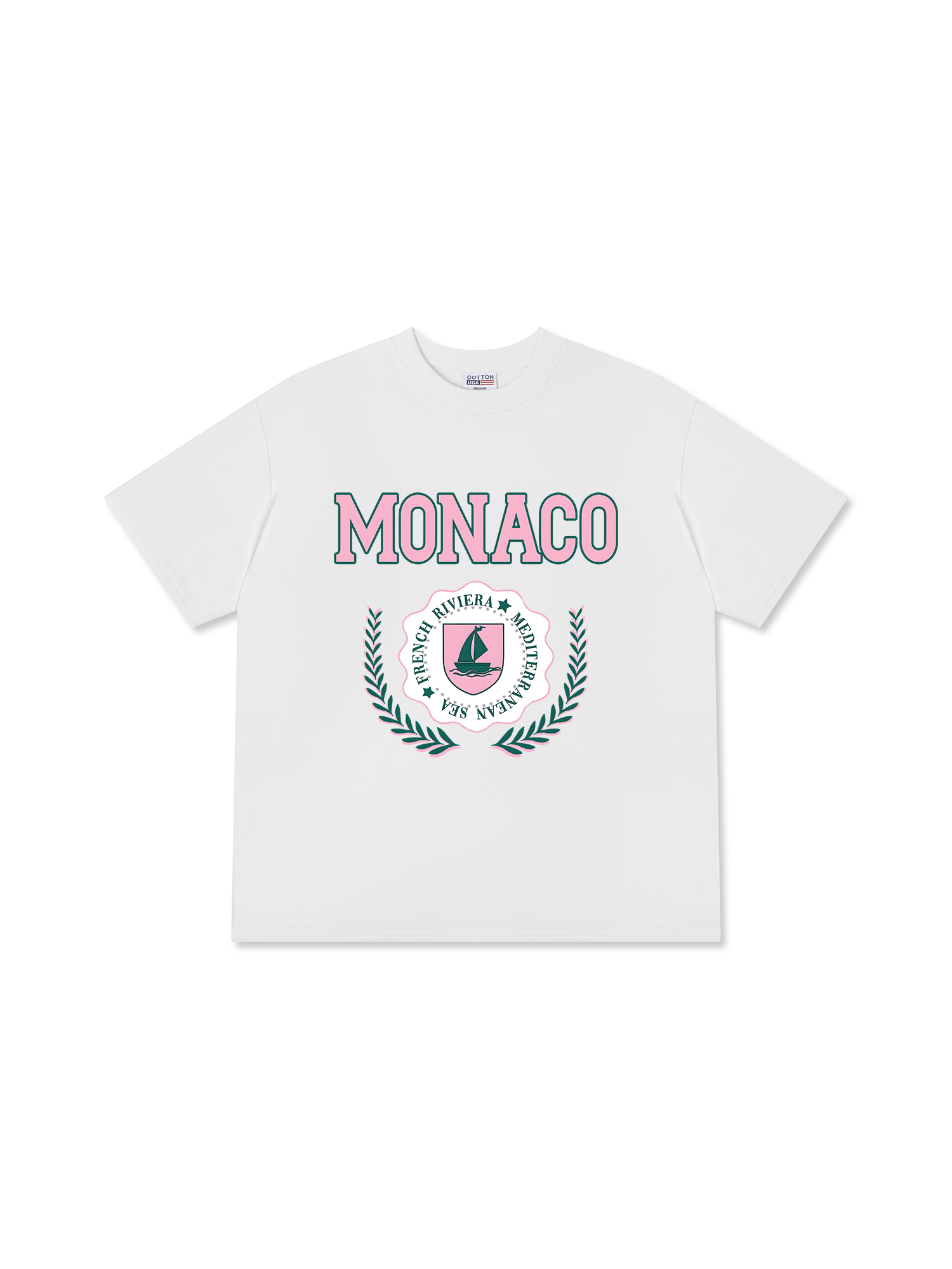 Áo Thun Relaxed Fit City Pink Monaco