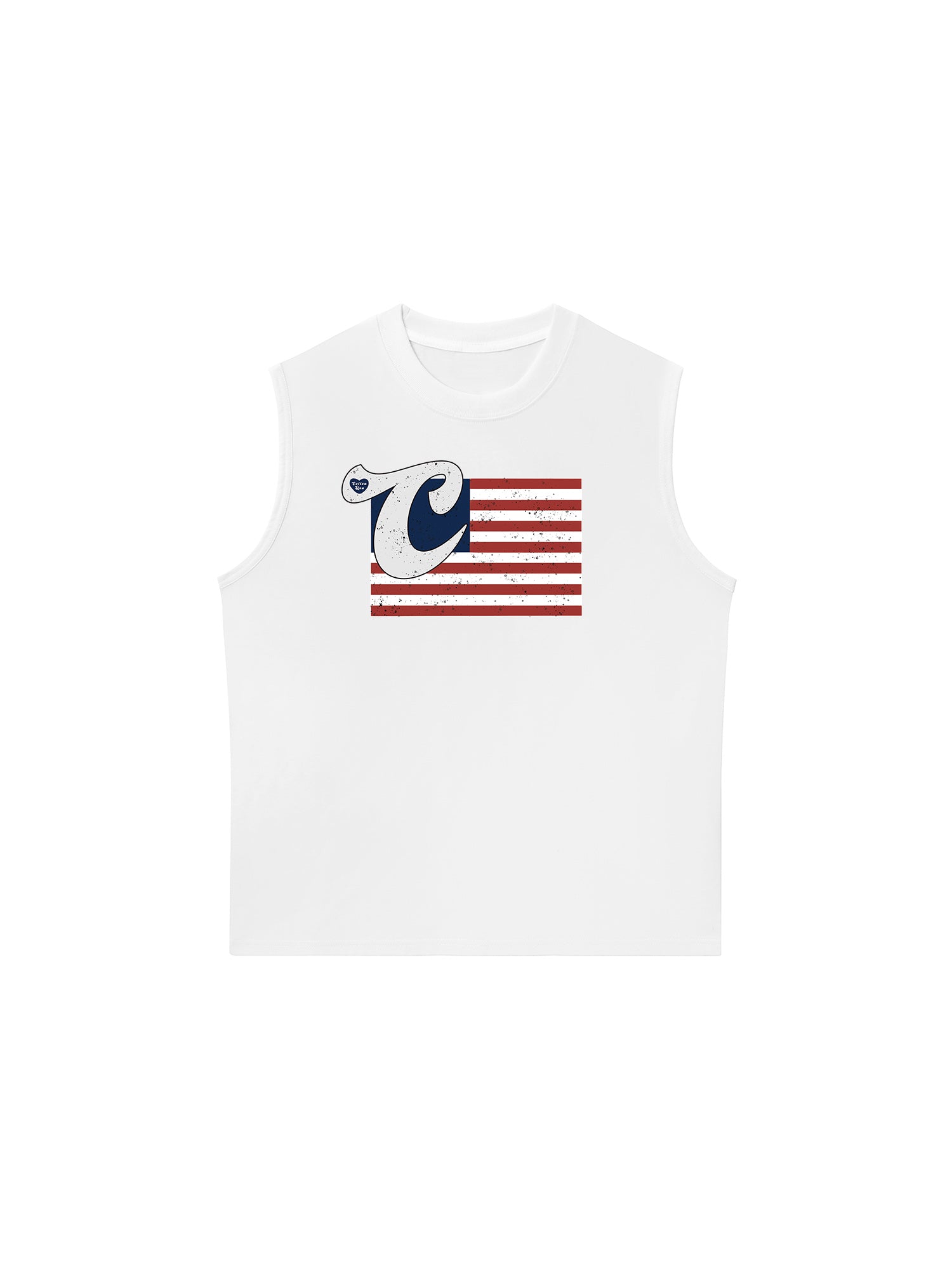 Áo Ba Lỗ Relaxed Fit USA Vintage Flag