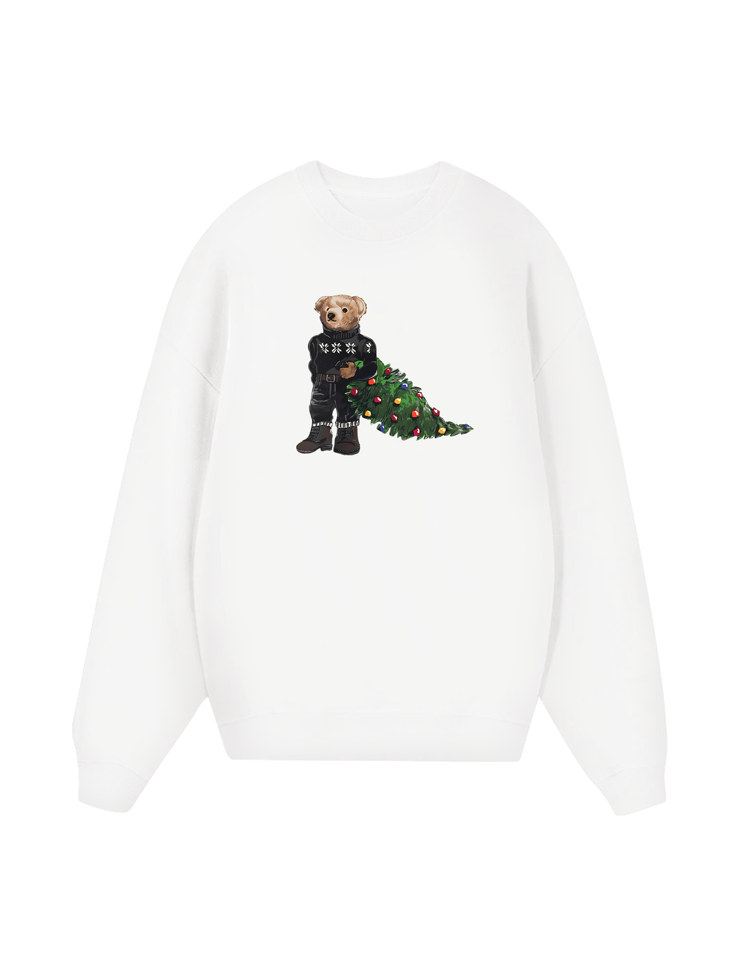 Bear With Xmas Tree Sweater