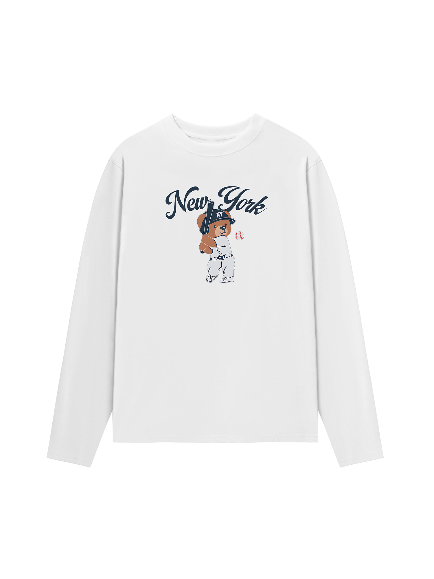 Áo Thun Dài Tay Baseball Bear