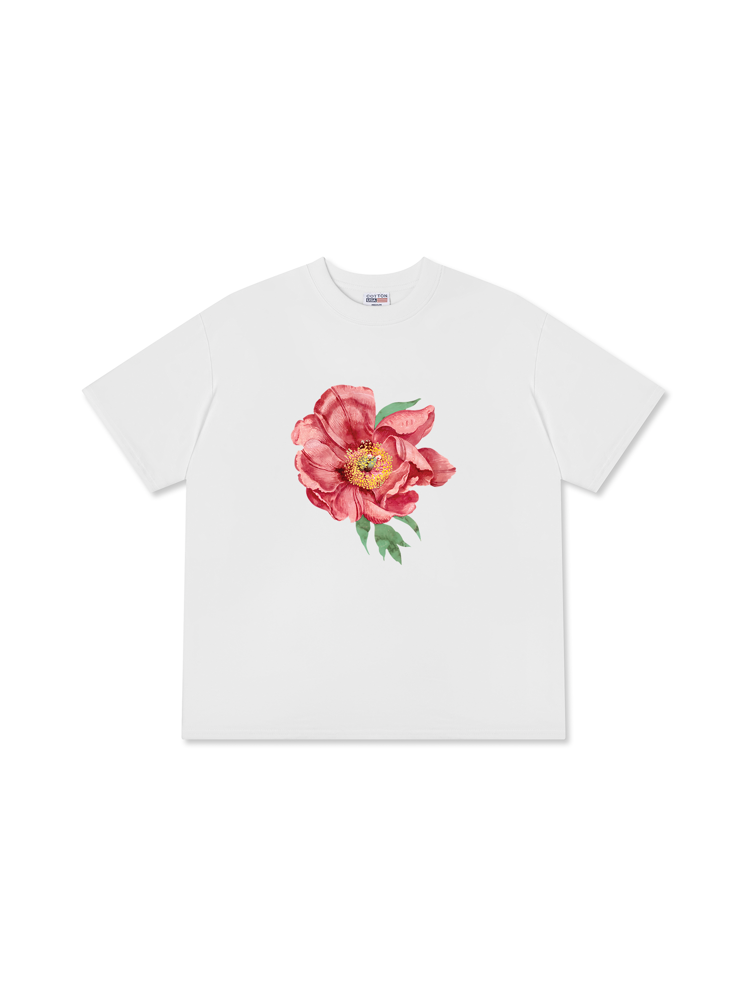 Áo Thun Relaxed Fit Tropical Bloom Like a Peony