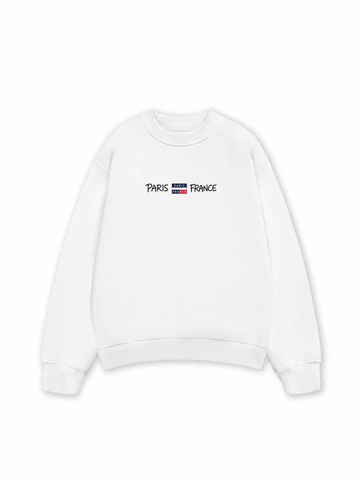 Áo Sweater Nỉ Hai Da Retro Paris France