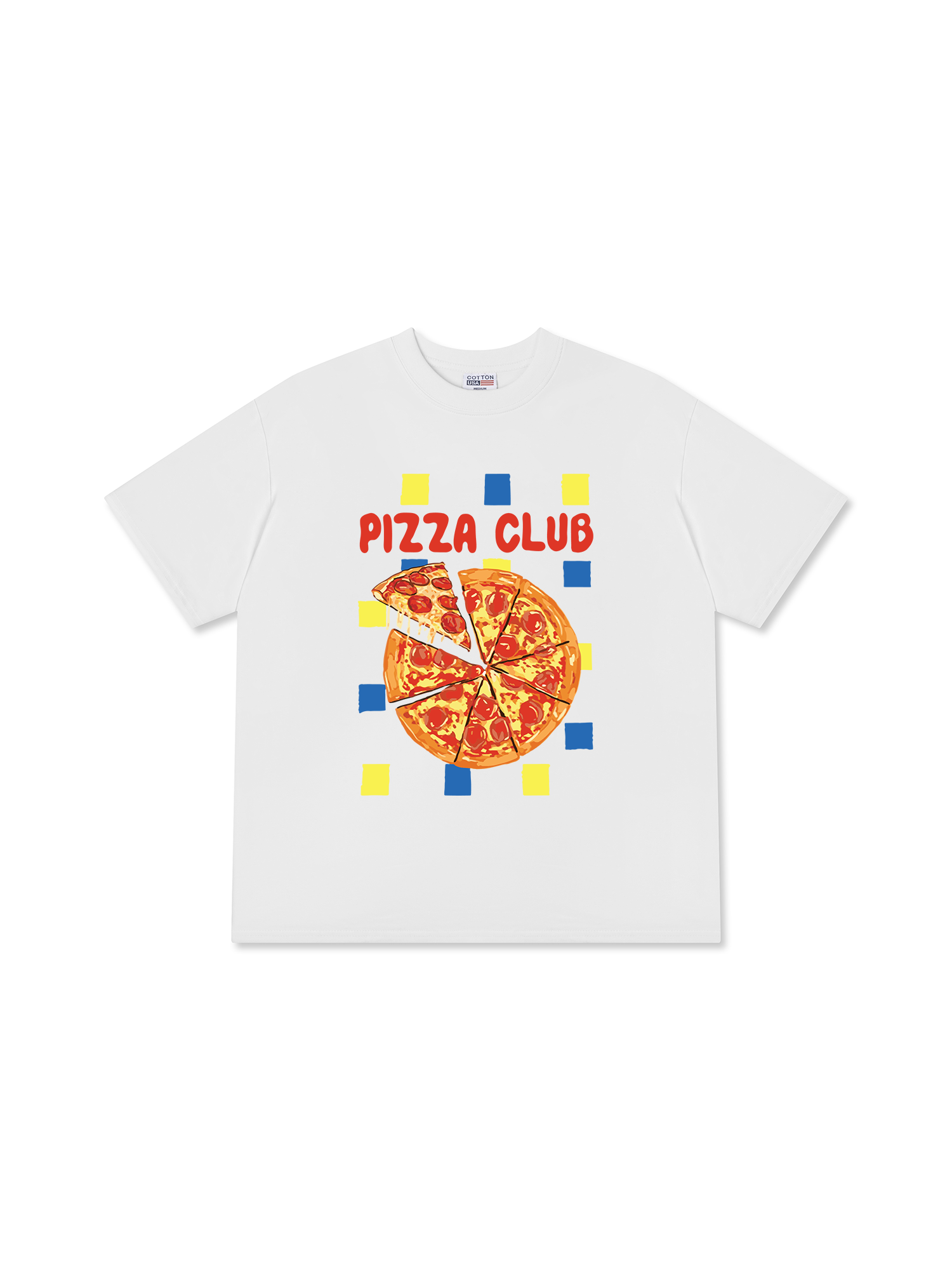 Áo Thun Relaxed Fit Yummy Mood Pizzaclub