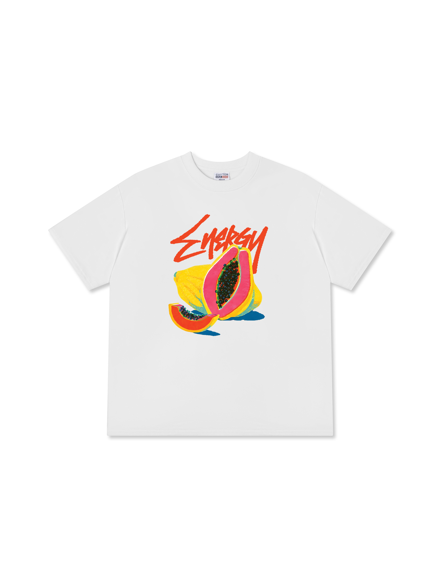 Áo Thun Relaxed Fit Energy Papaya Drip