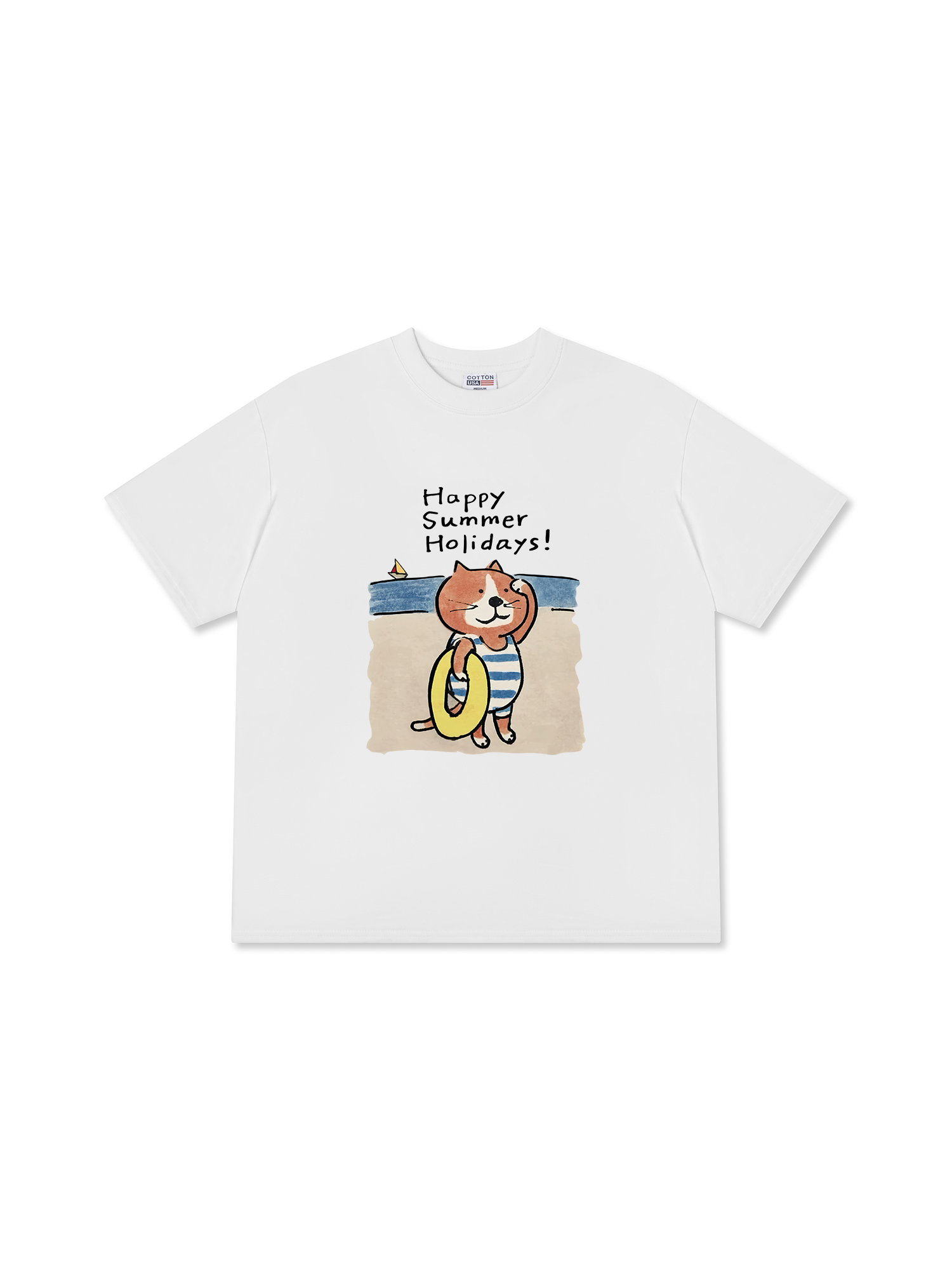 Áo Thun Relaxed Fit Happy Summer Holidays