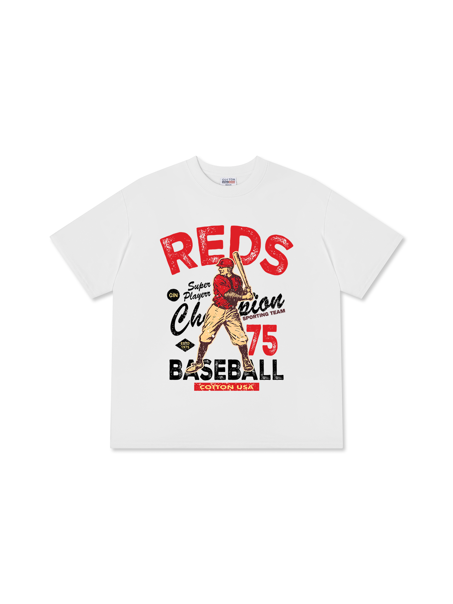 Áo Thun Relaxed Fit Baseball Super Player