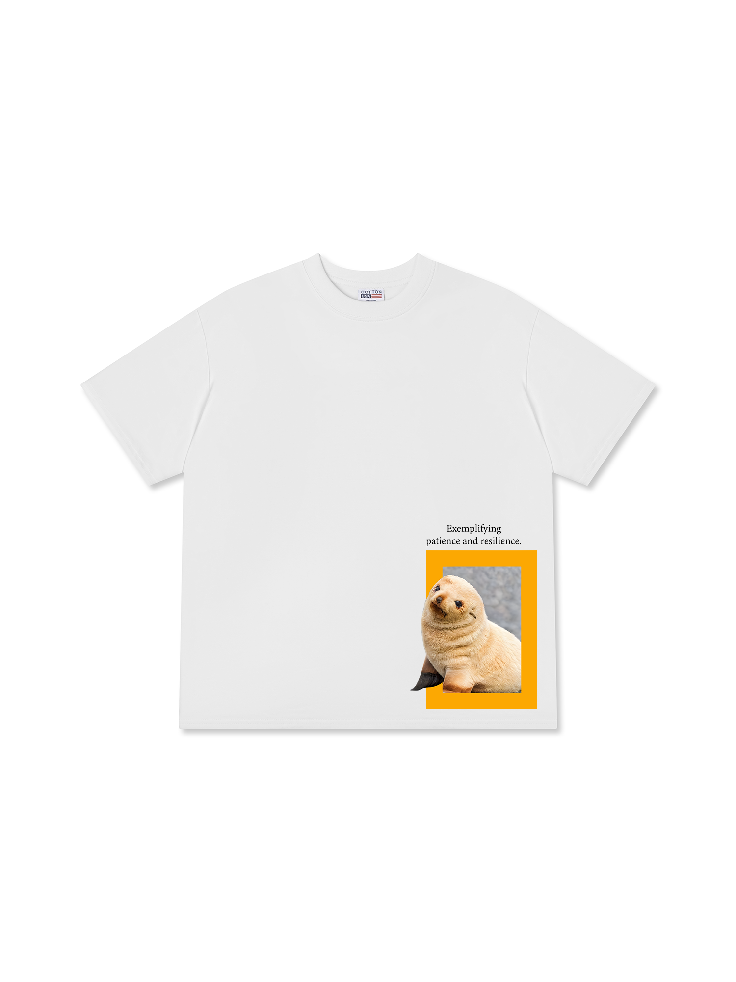 Áo Thun Relaxed Fit Wild Life Exemplifying Patience