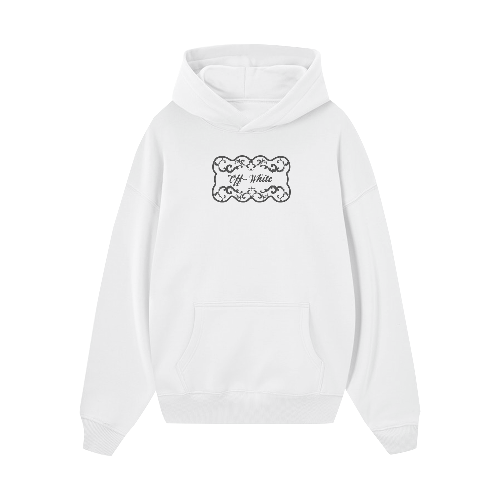 Off White Lace Label Reg Hoodie