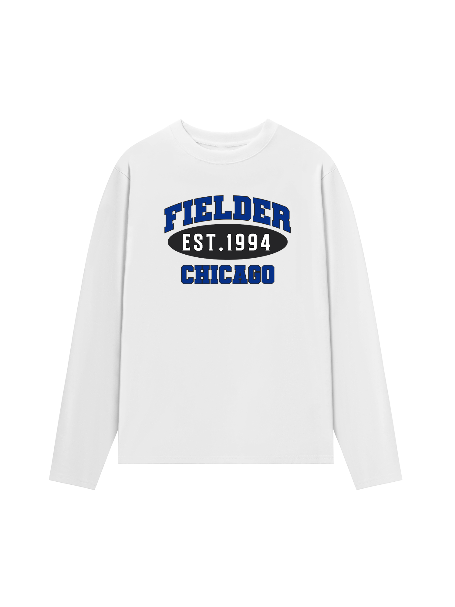 Áo Thun Dài Tay Baseball Fielder Chicago