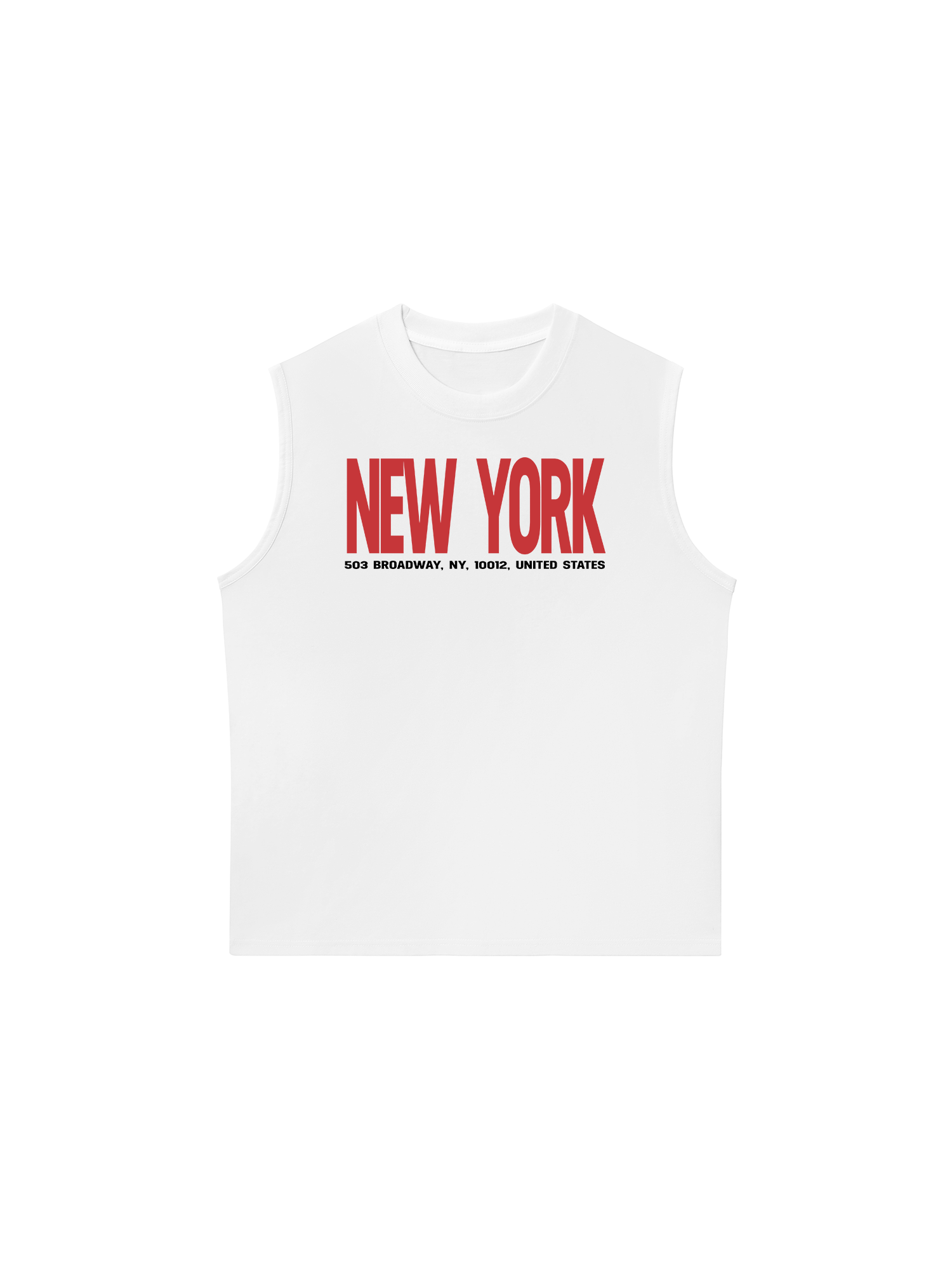 Áo Ba Lỗ Relaxed Fit City New York