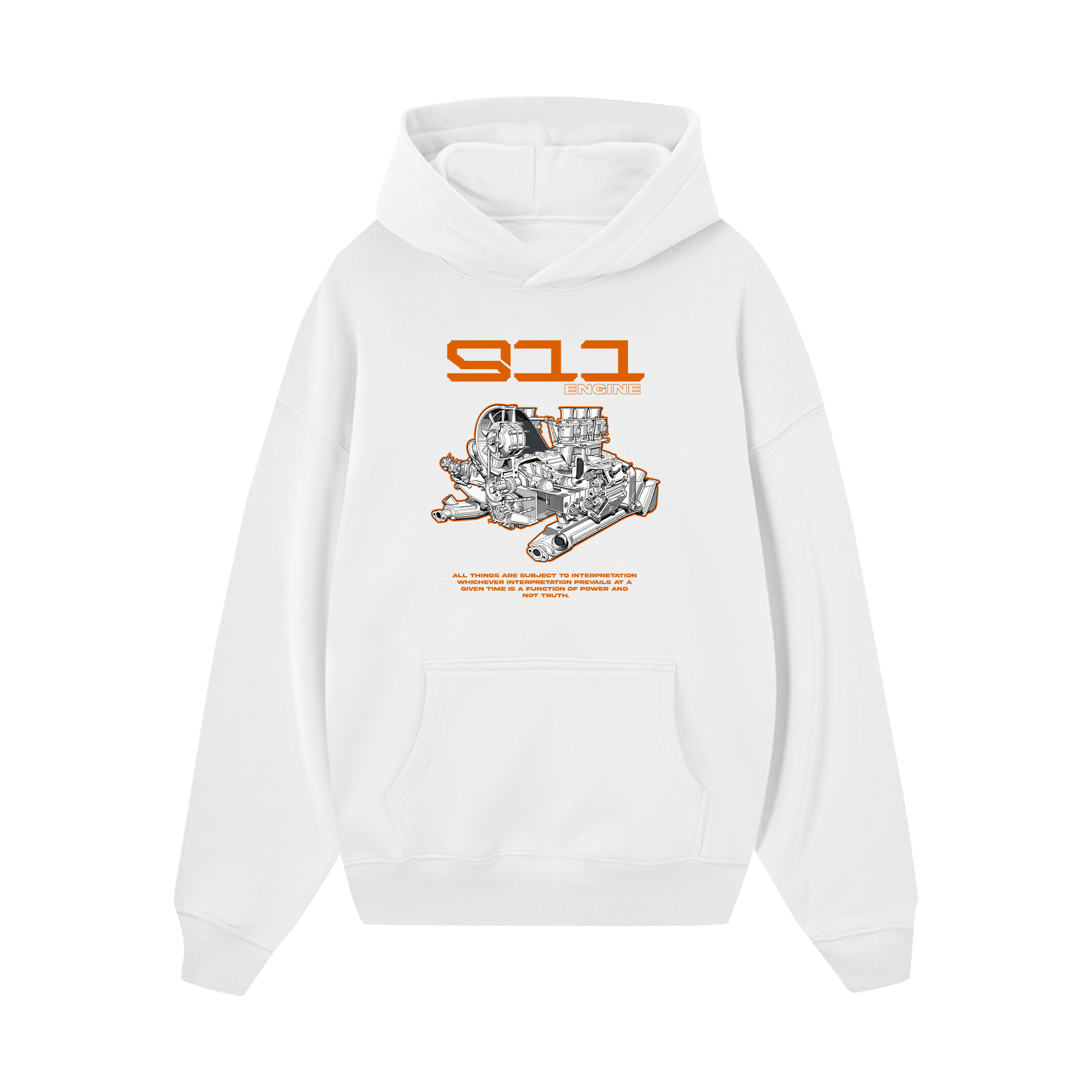 Porsche 911 Engine Hoodie