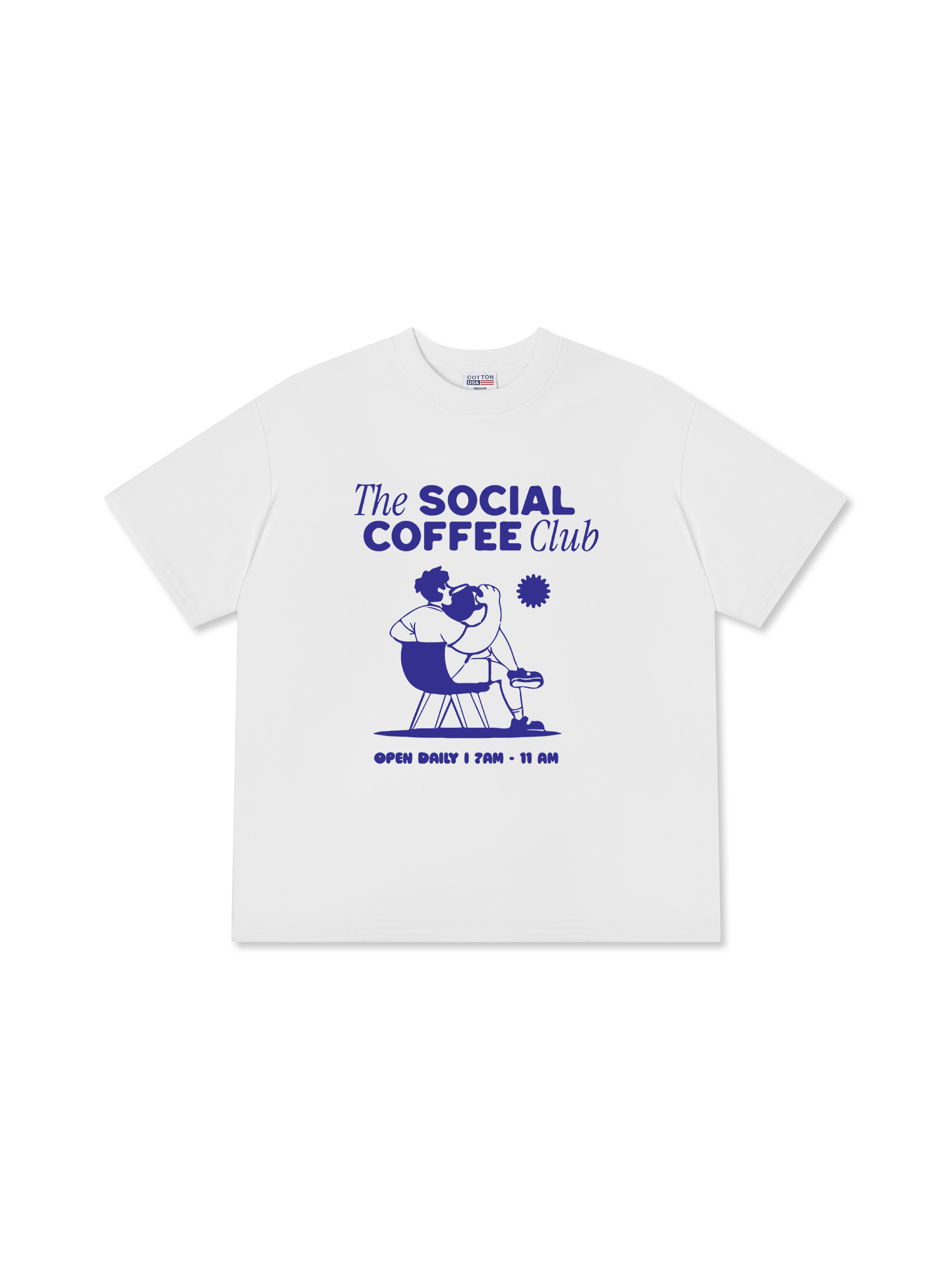 Áo Thun Relaxed Fit Daily Cup The Social Coffee Club