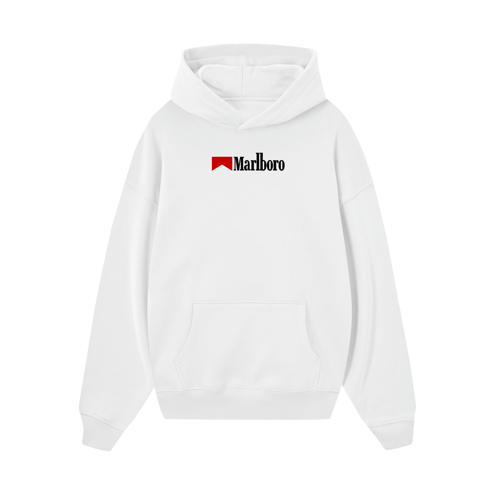 Marlboro Typo Logo Hoodie