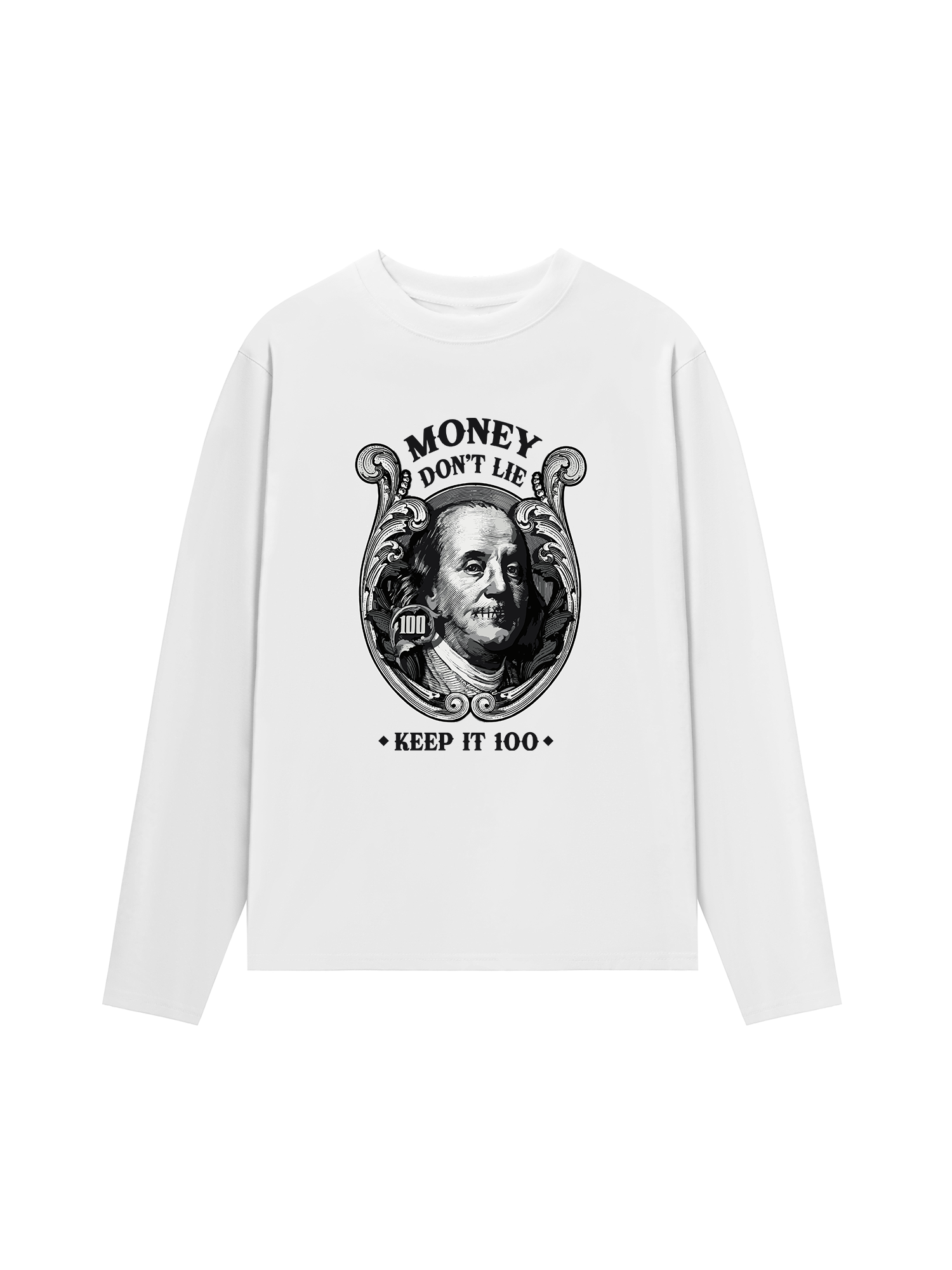 Áo Thun Dài Tay Money Don_t Lie
