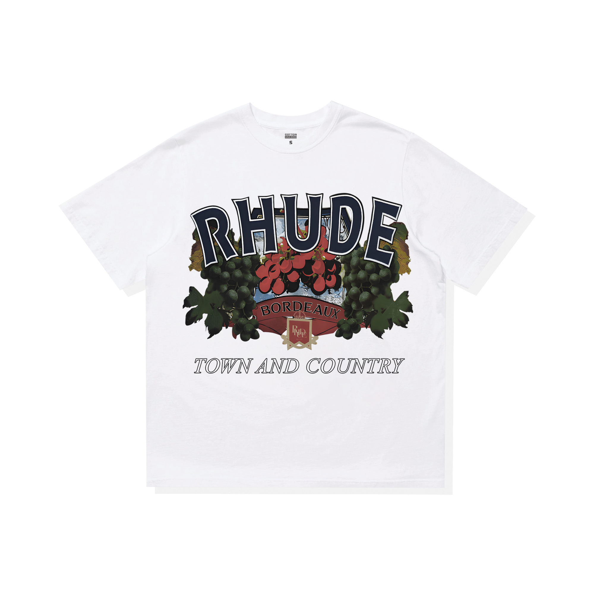 Áo Thun Oversize RHUDE TOWN AND COUNTRY