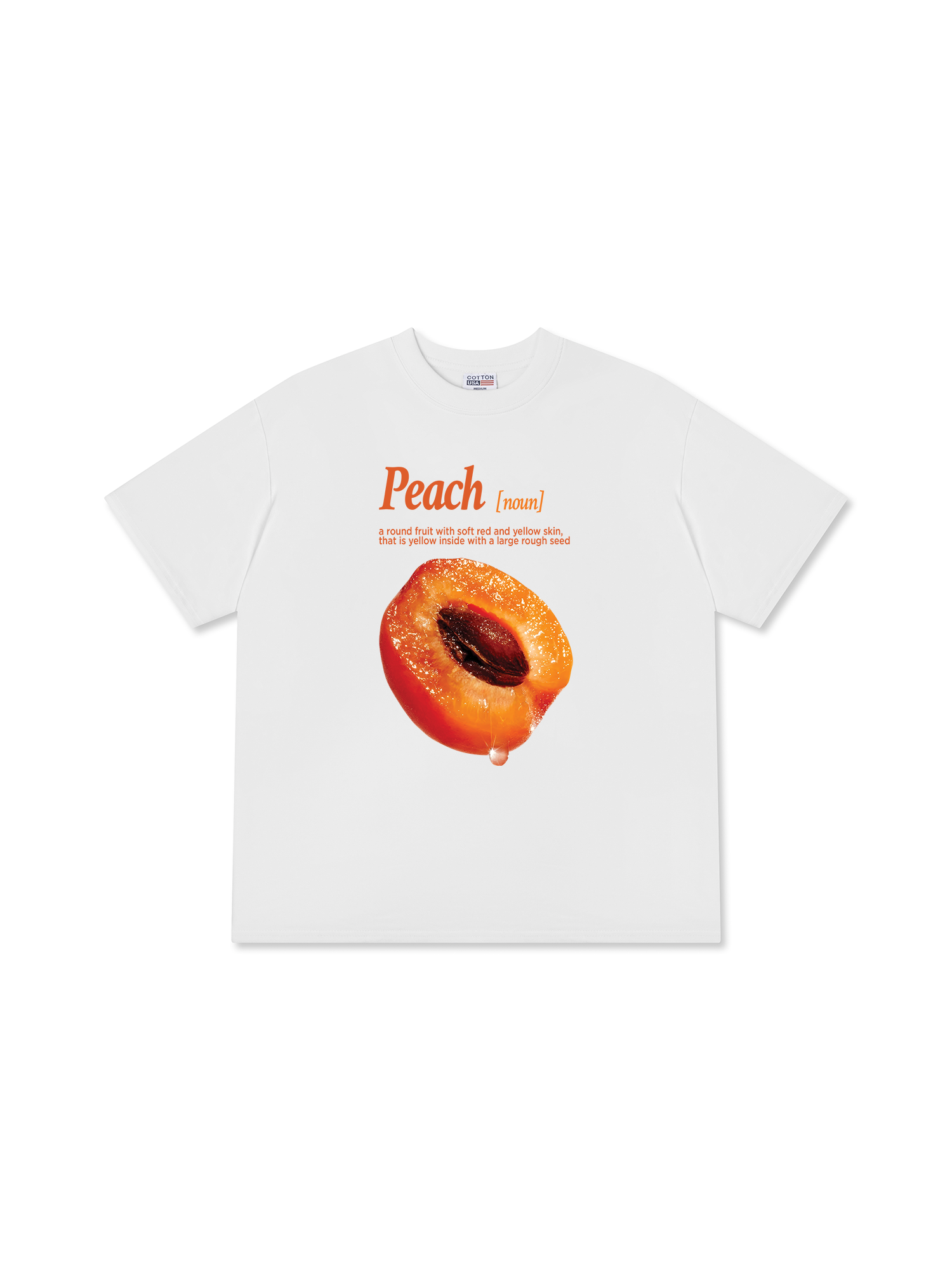 Áo Thun Relaxed Fit Tropical Peach