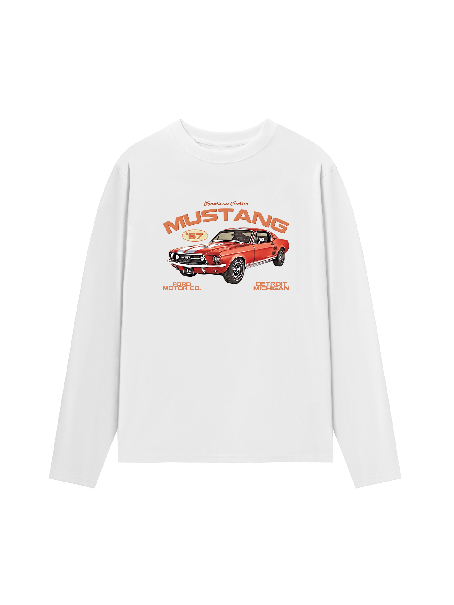 Áo Thun Dài Tay Ford American Classic