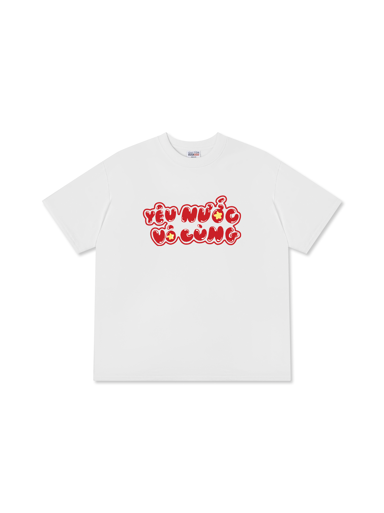 Áo Thun Relaxed Fit Yêu Nước Vô Cùng