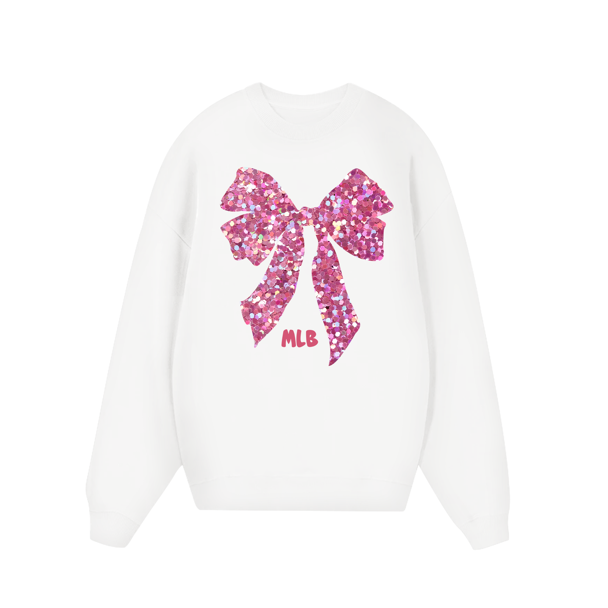 MLB Floral Gliiter Ribbon Sweater