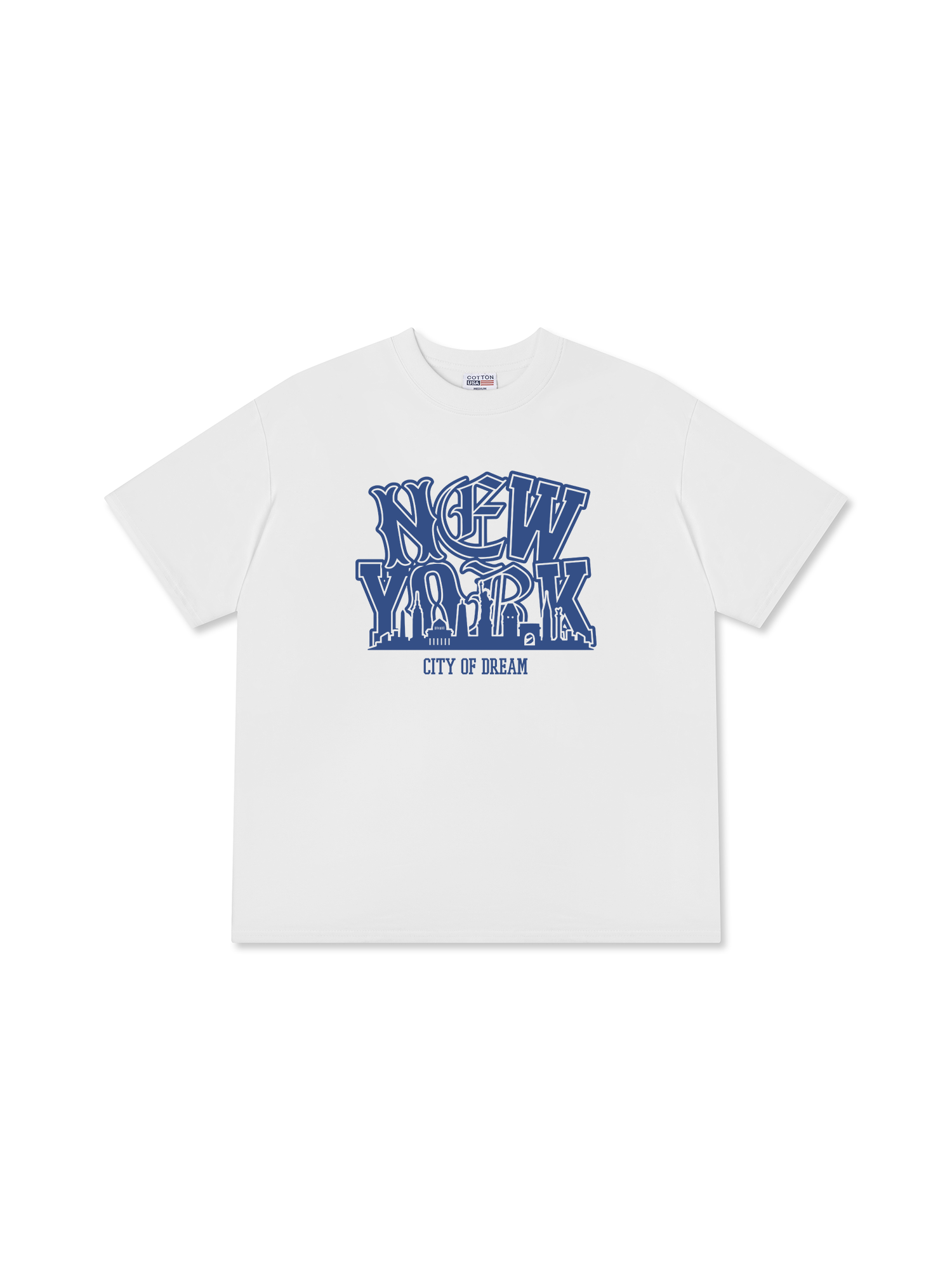 Áo Thun Relaxed Fit USA City Of Dream