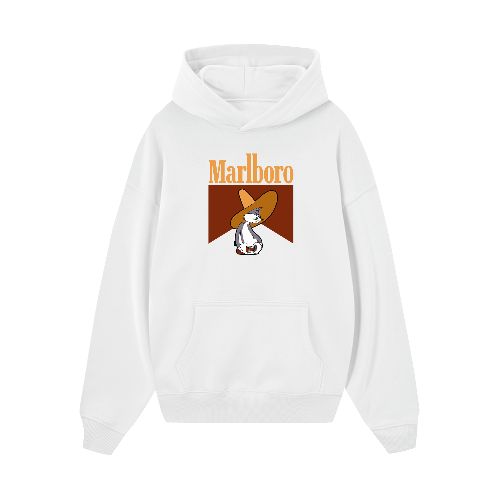 Marlboro Bug Bunny Cowboy Hoodie