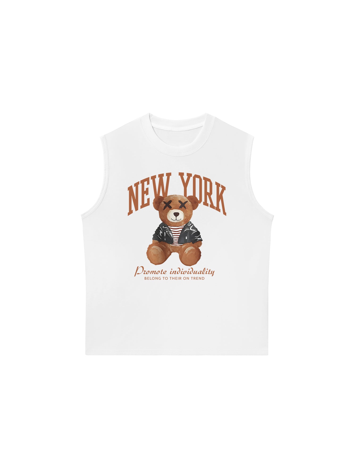 Áo Ba Lỗ Relaxed Fit New York Teddy