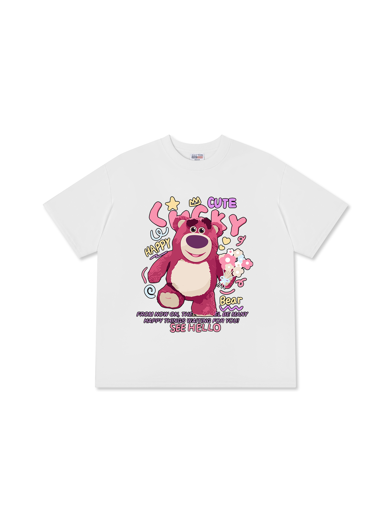 Áo Thun Relaxed Fit Lucky Bear