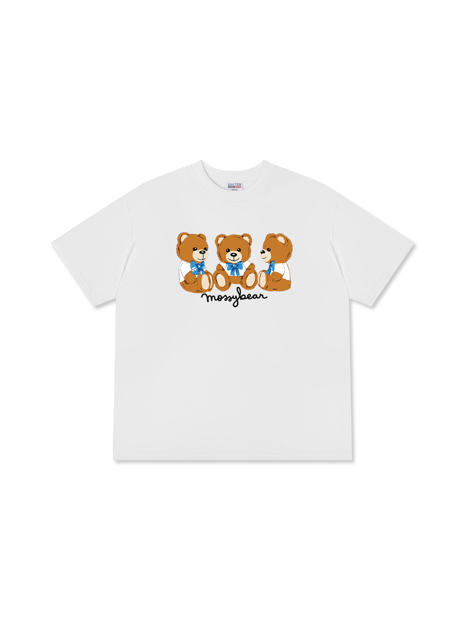 Áo Thun Relaxed Fit Mossy Bear Three Bear