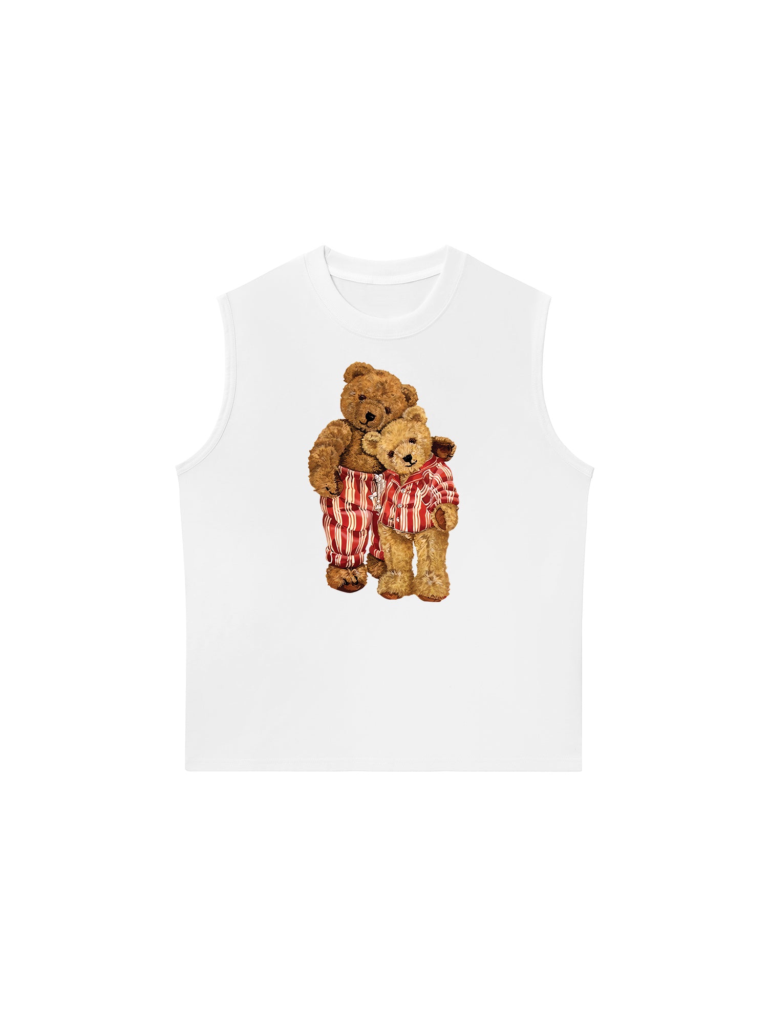 Áo Ba Lỗ Relaxed Fit Couple Bear Go To Bed