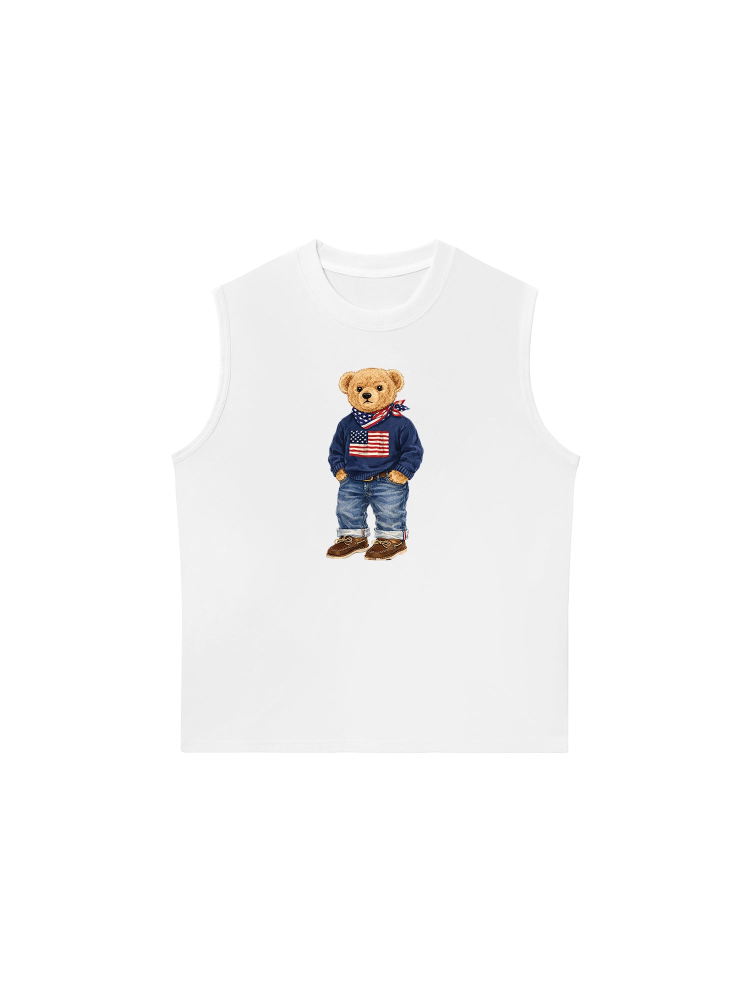 Áo Ba Lỗ Relaxed Fit America Boy