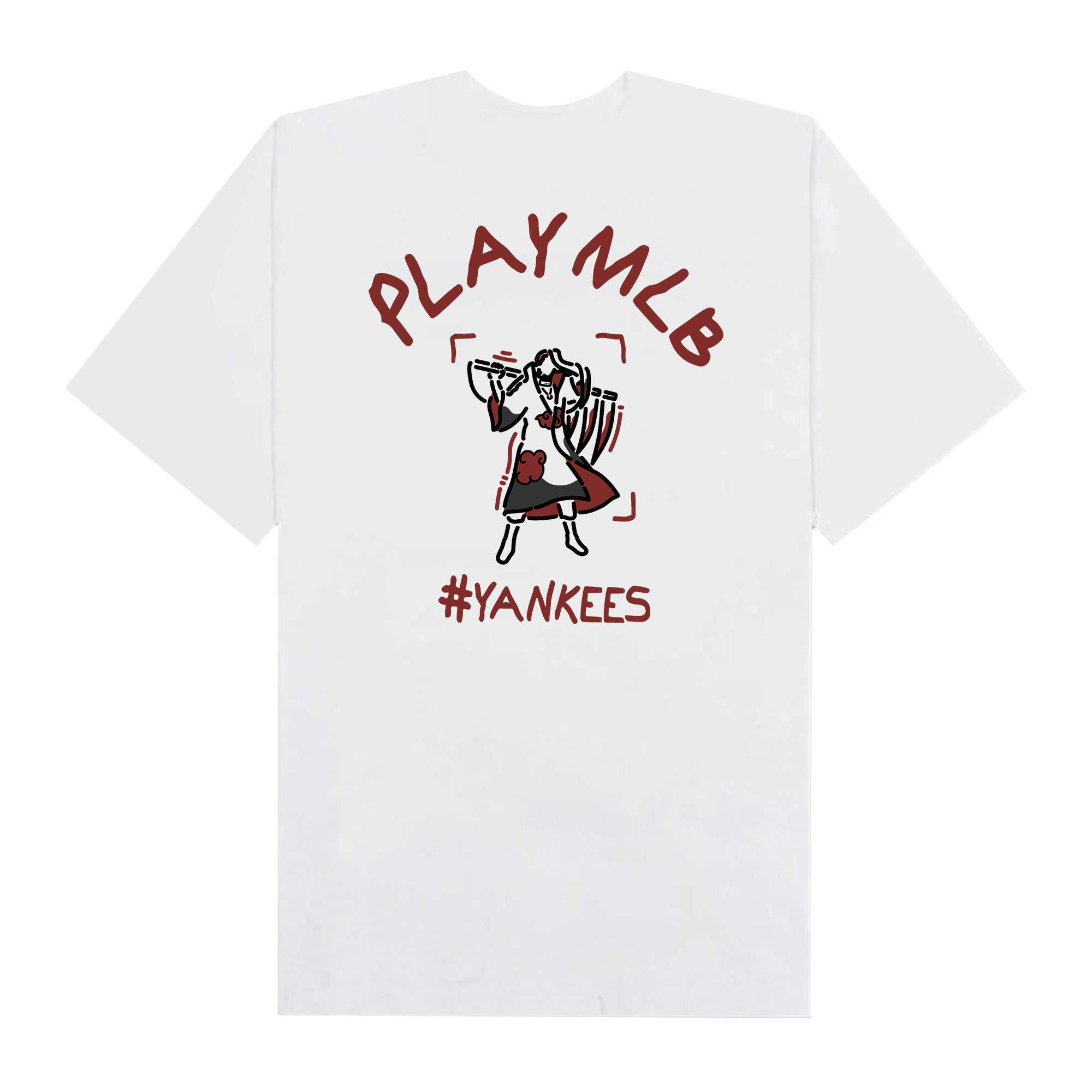 MLB Anime Naruto Hidan Yankees T-Shirt