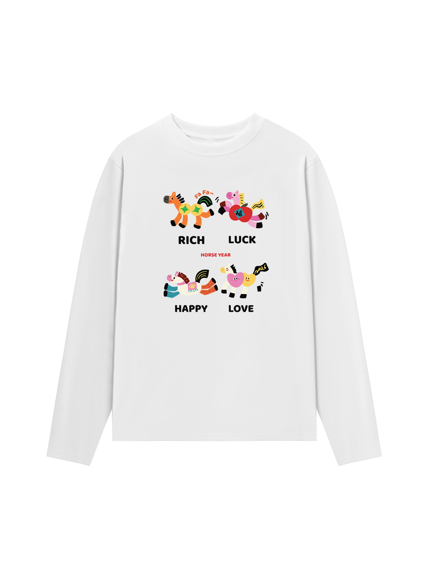 Áo Thun Dài Tay Horse Year