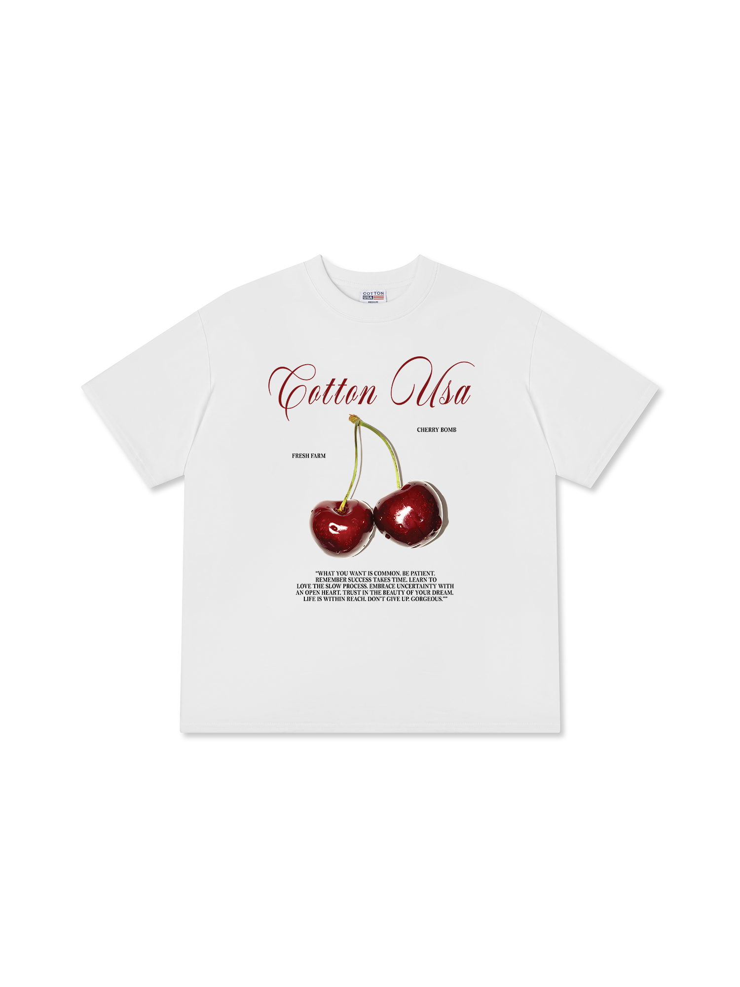 Áo Thun Relaxed Fit Cherry Classic Cherru Club Pink Plaid